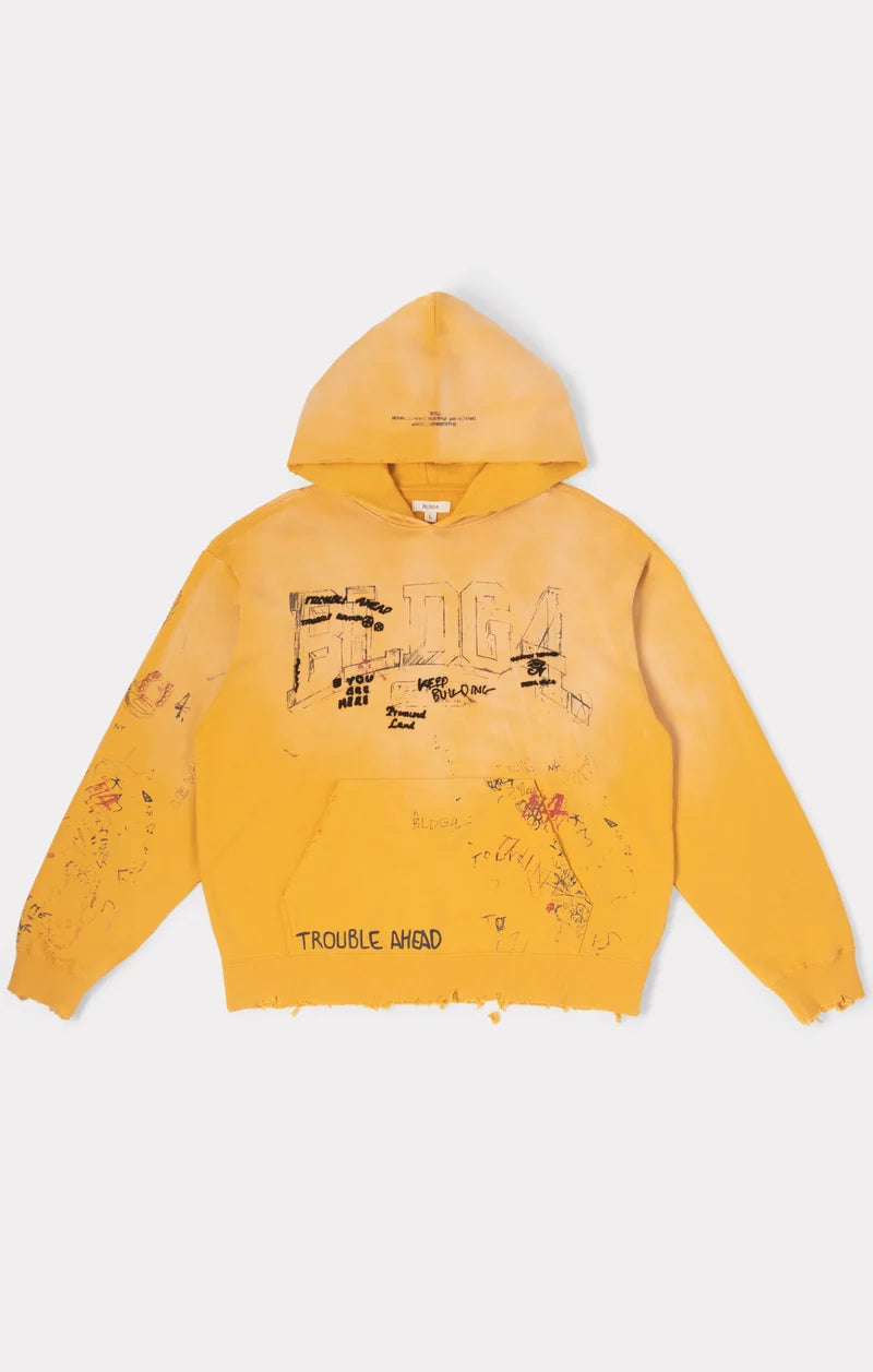 Bldg4 - Tower Hoodie - Golden Glow