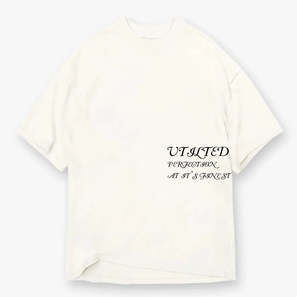 "Perfection" White Tee