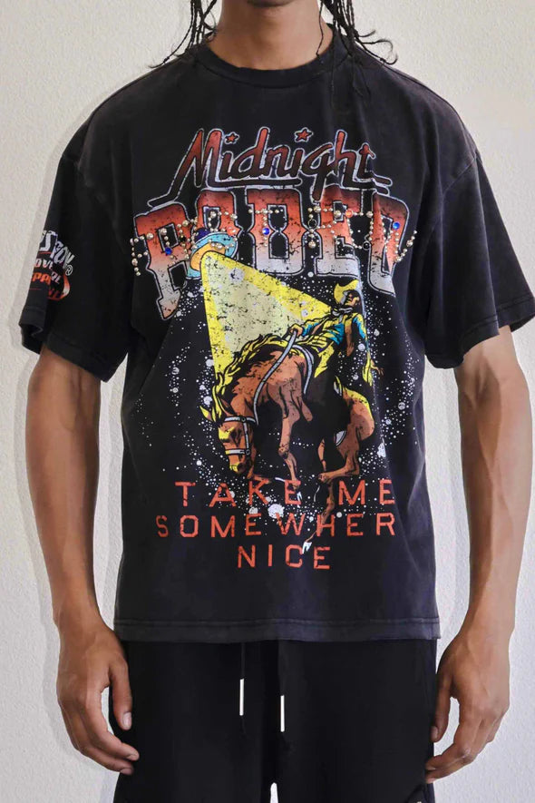 FRT2123 - MIDNIGHT RODEO STRANGE FLASH TEE