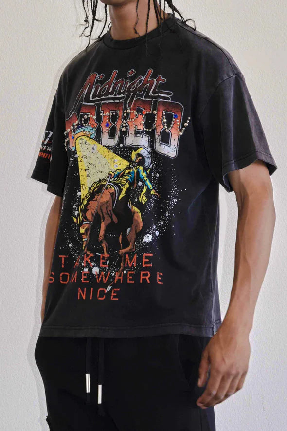 FRT2123 - MIDNIGHT RODEO STRANGE FLASH TEE