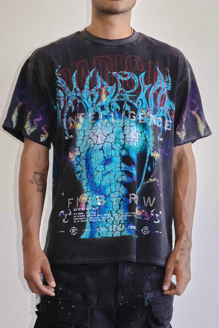 RADICAL INTElGENCE BURNING EYES TEE