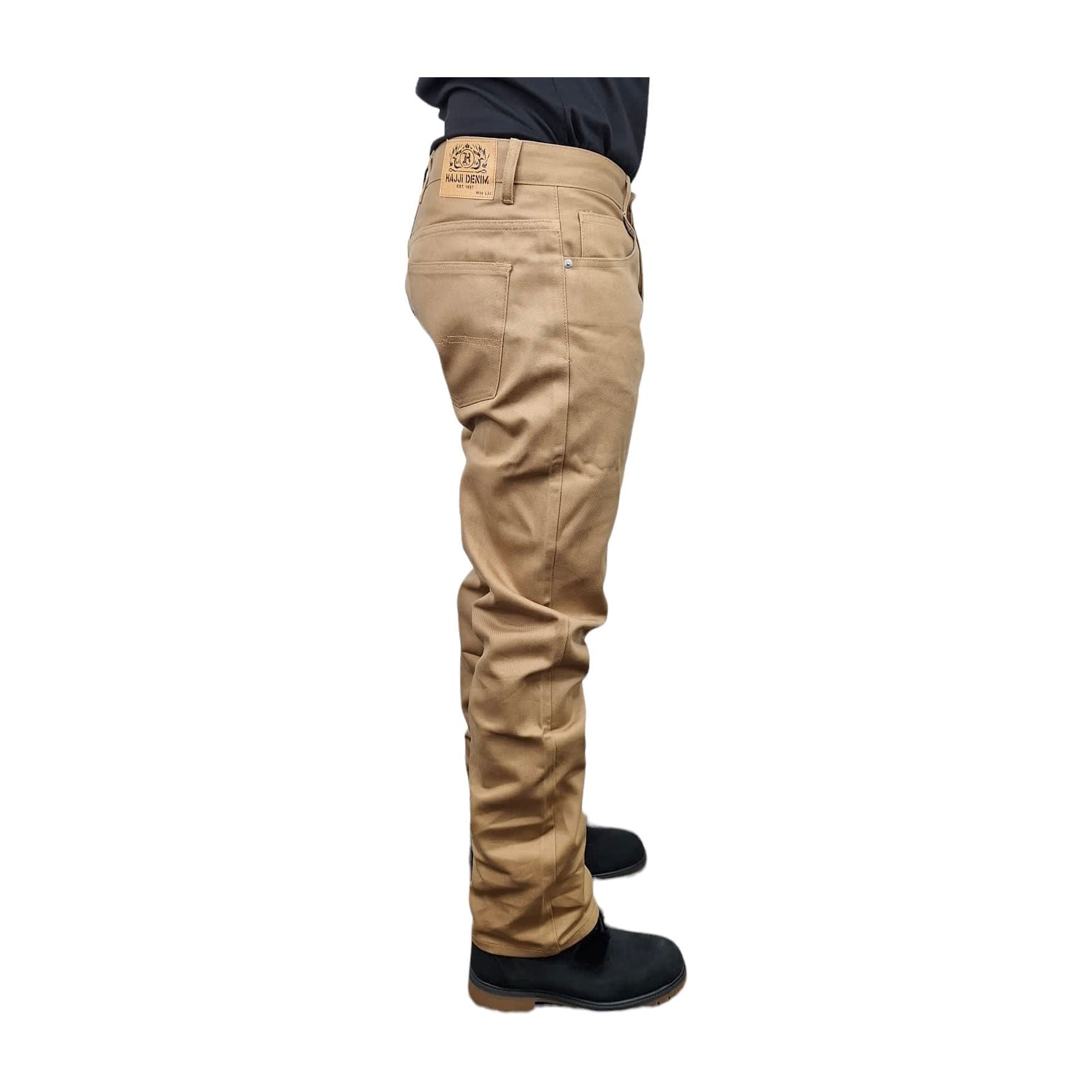 HAJJI DENIM - Men's Non-Stretch Twill - WHEAT