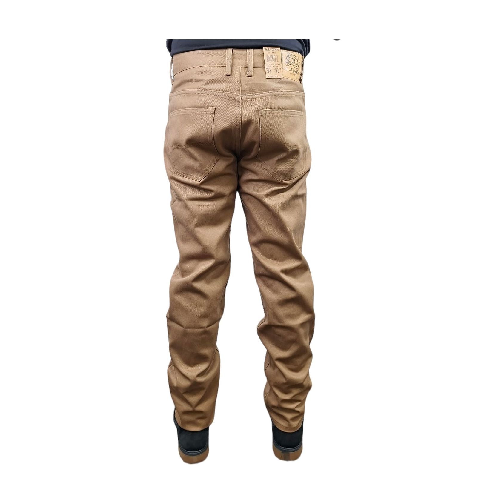 HAJJI DENIM - Men's Non-Stretch Twill - MOCHA