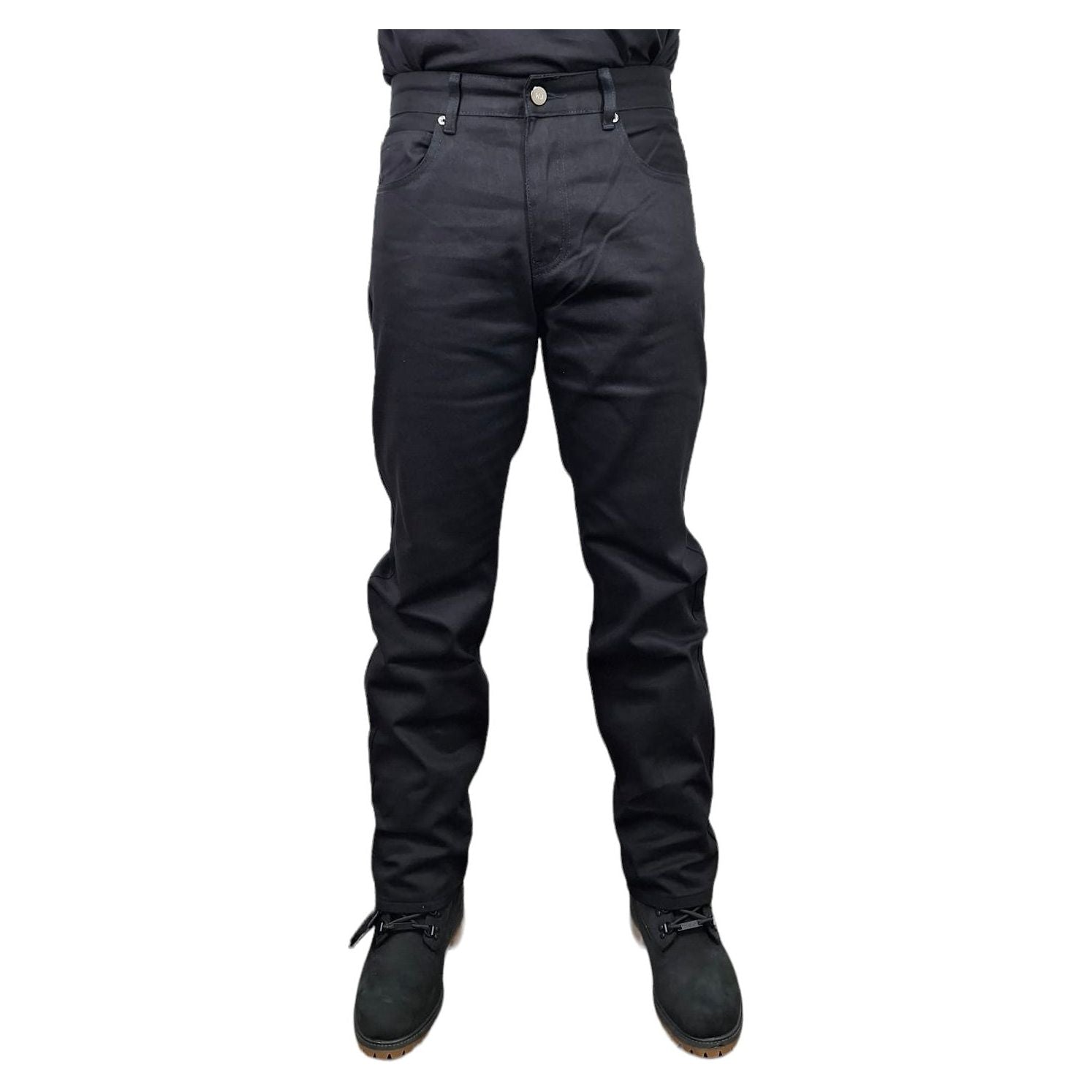 HAJJI DENIM - Men's Non-Stretch Twill - BLACK