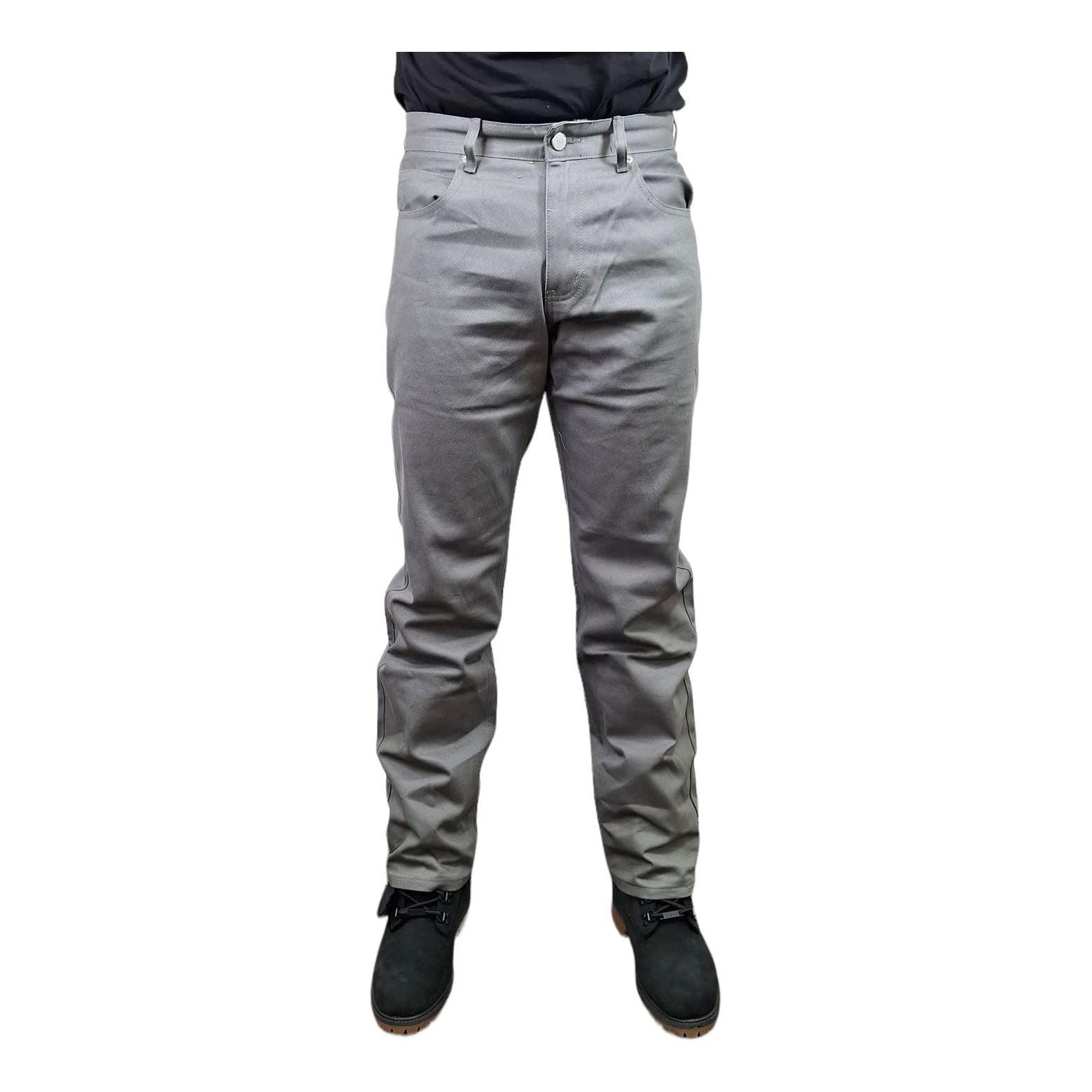 HAJJI DENIM - Men's Non-Stretch Twill - LIGHT GREY