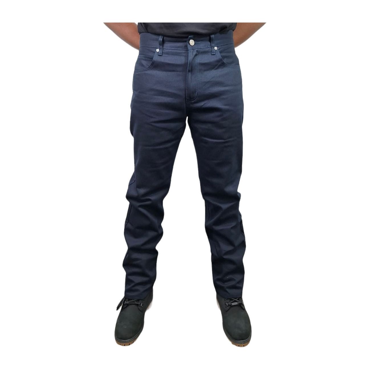 HAJJI DENIM - Men's Non-Stretch Twill - NAVY