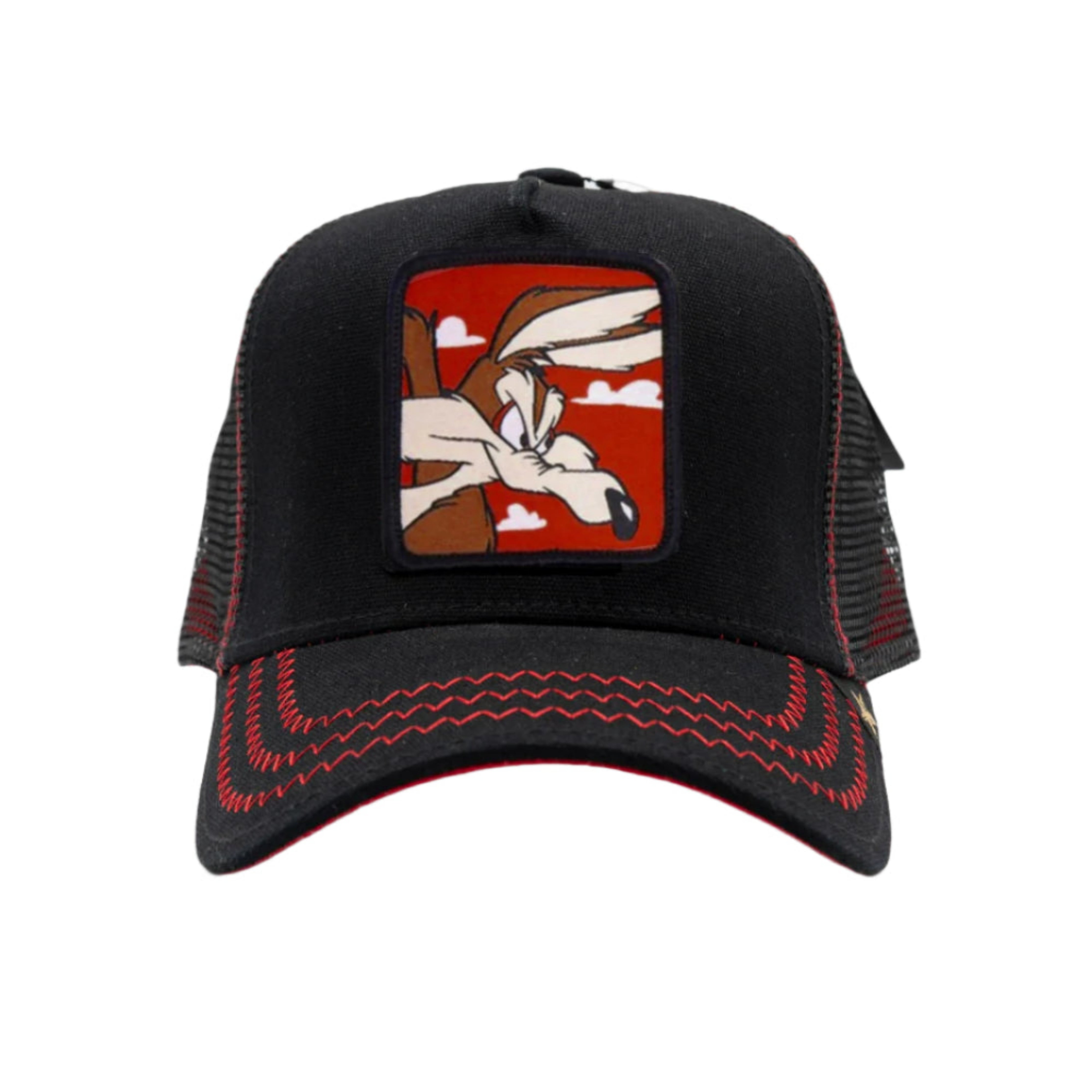 Gold Star Coyote Trucker Hat - Black