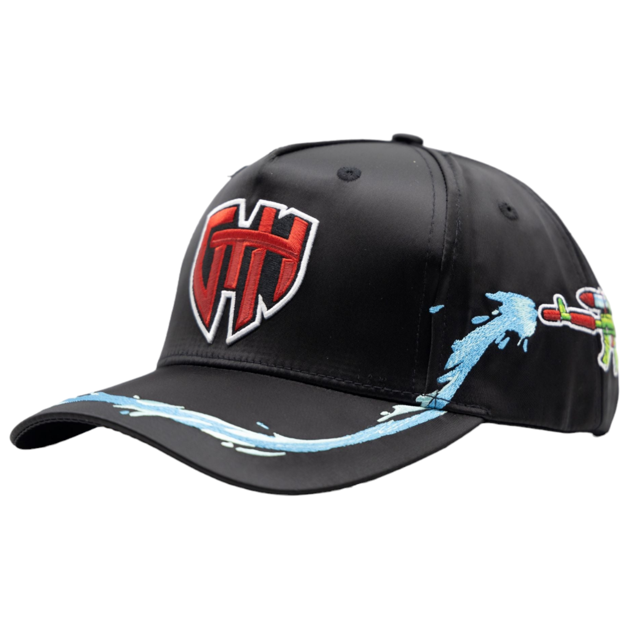 GTH Hydro Black Snapback Hat