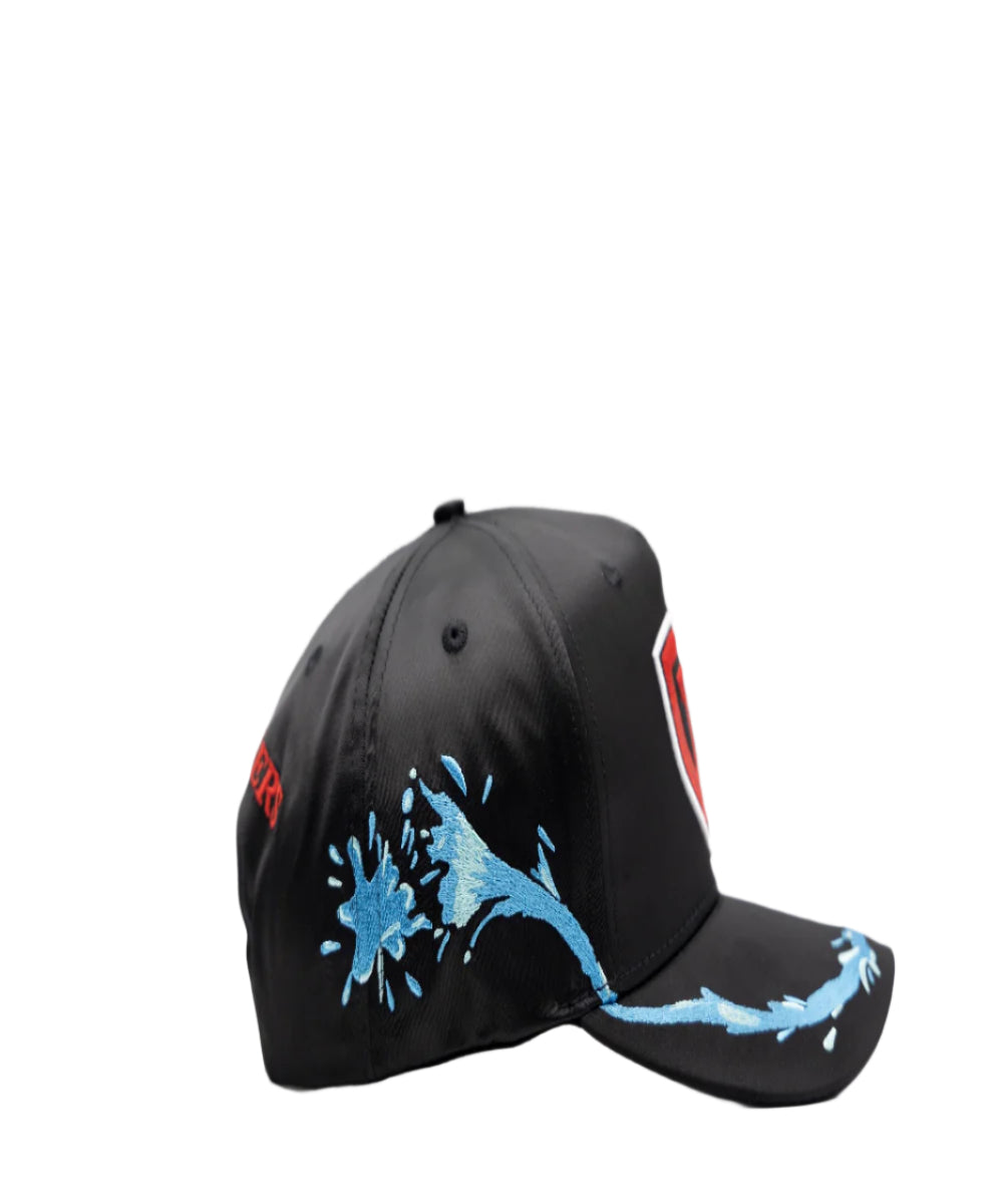 GTH Hydro Black Snapback Hat