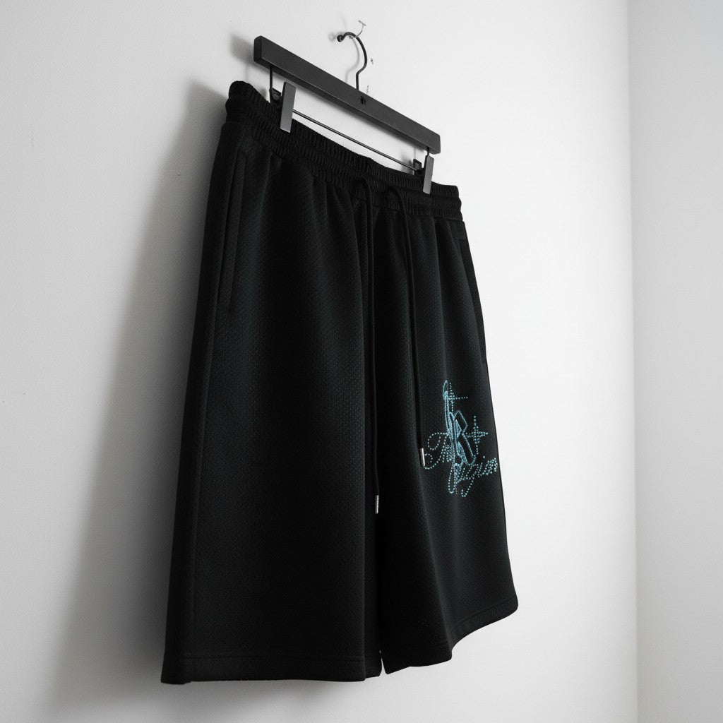 True Religion Crystal Shorts - Mesh