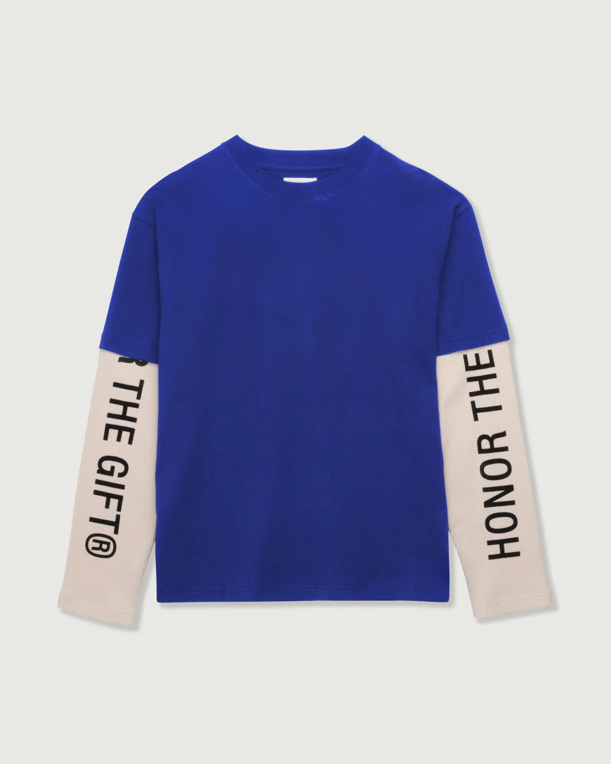 Honor Double Sleeve Tee - Royal Blue