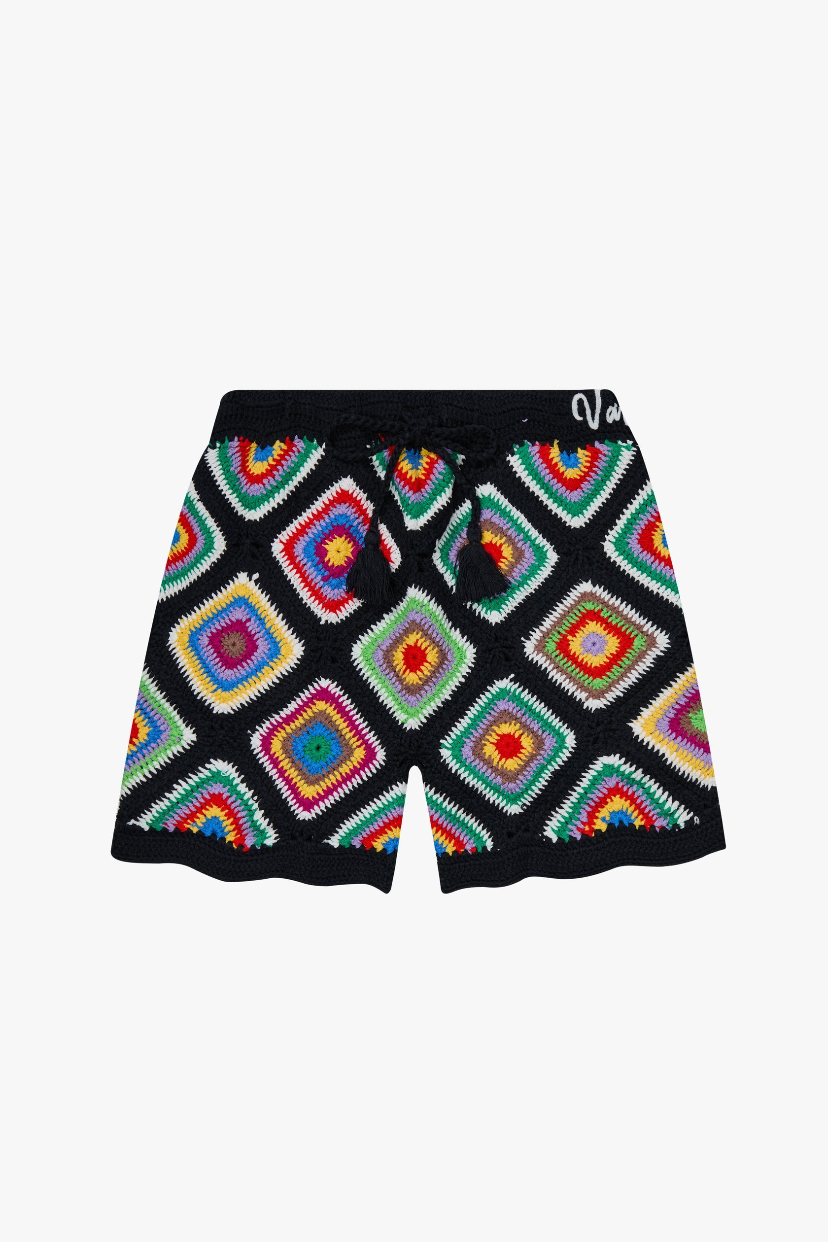 "PRISM KNIT" BLACK SHORTS