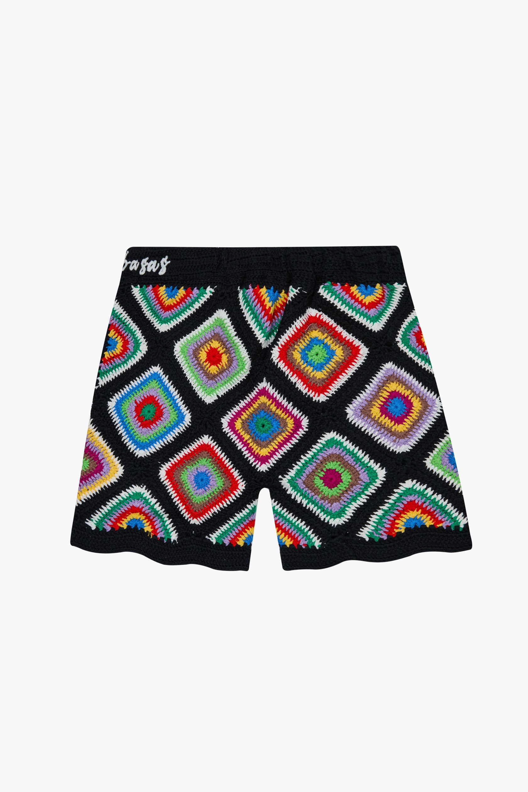 "PRISM KNIT" BLACK SHORTS