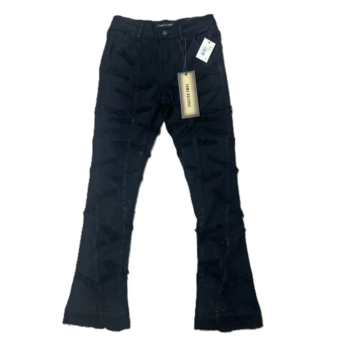 Midnight Flared Jeans - Jet Black