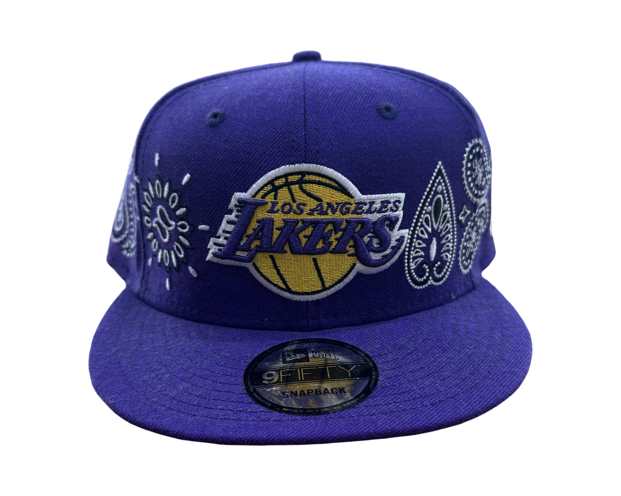 New Era Paisley Snapback Hat - Embroidered