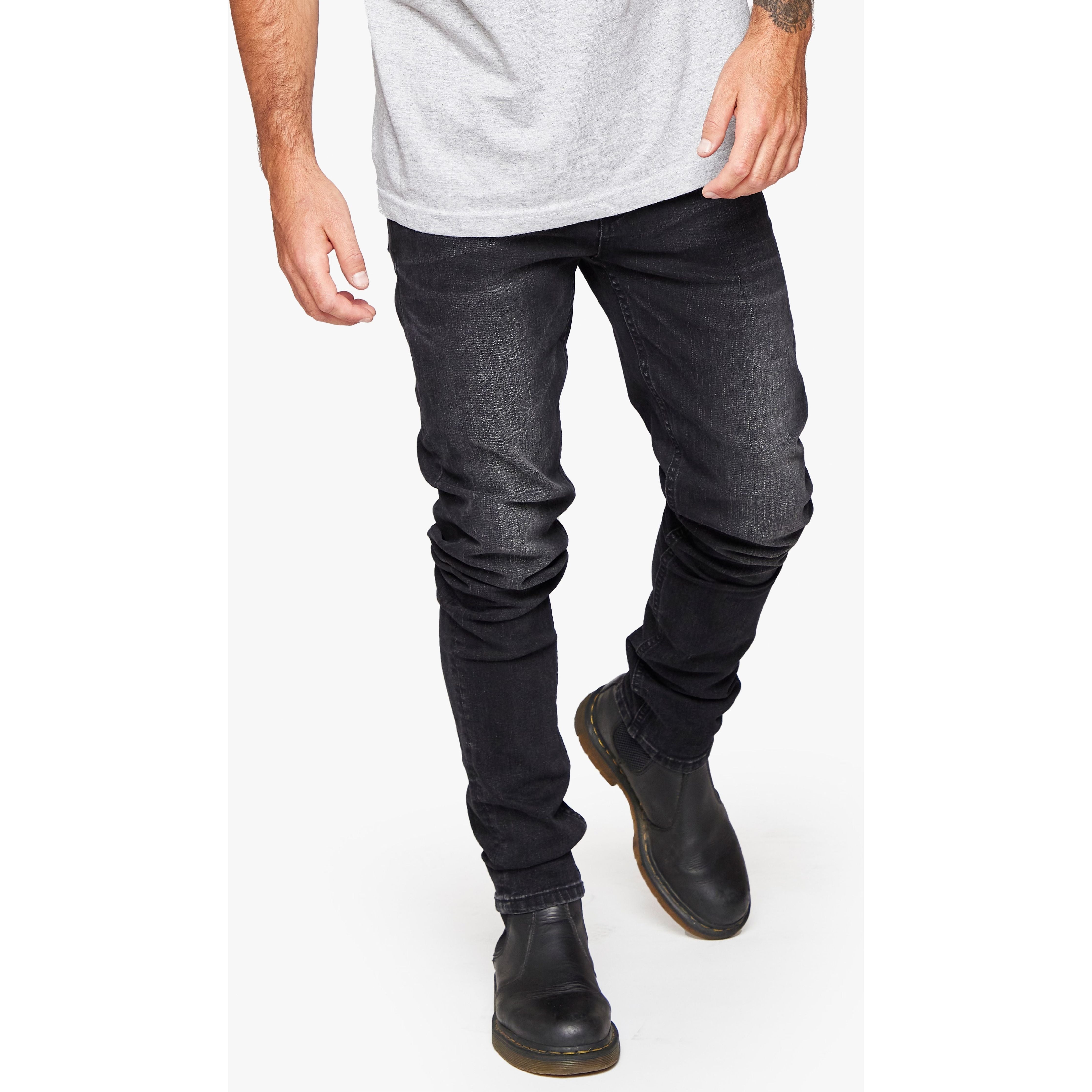 ANM001SK ANOM SKINNY FIT "ALPHA"-DK. GREY