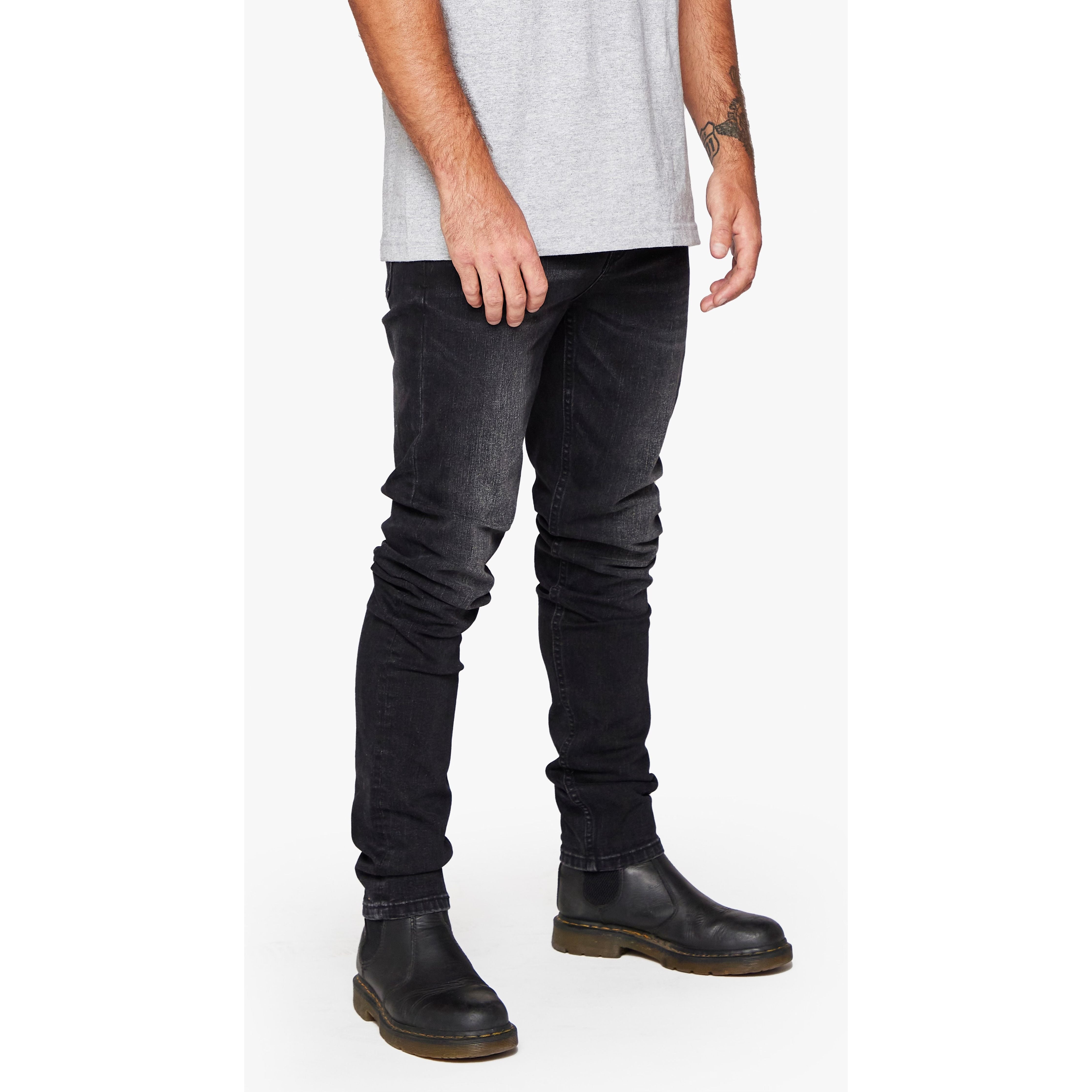 ANM001SK ANOM SKINNY FIT "ALPHA"-DK. GREY