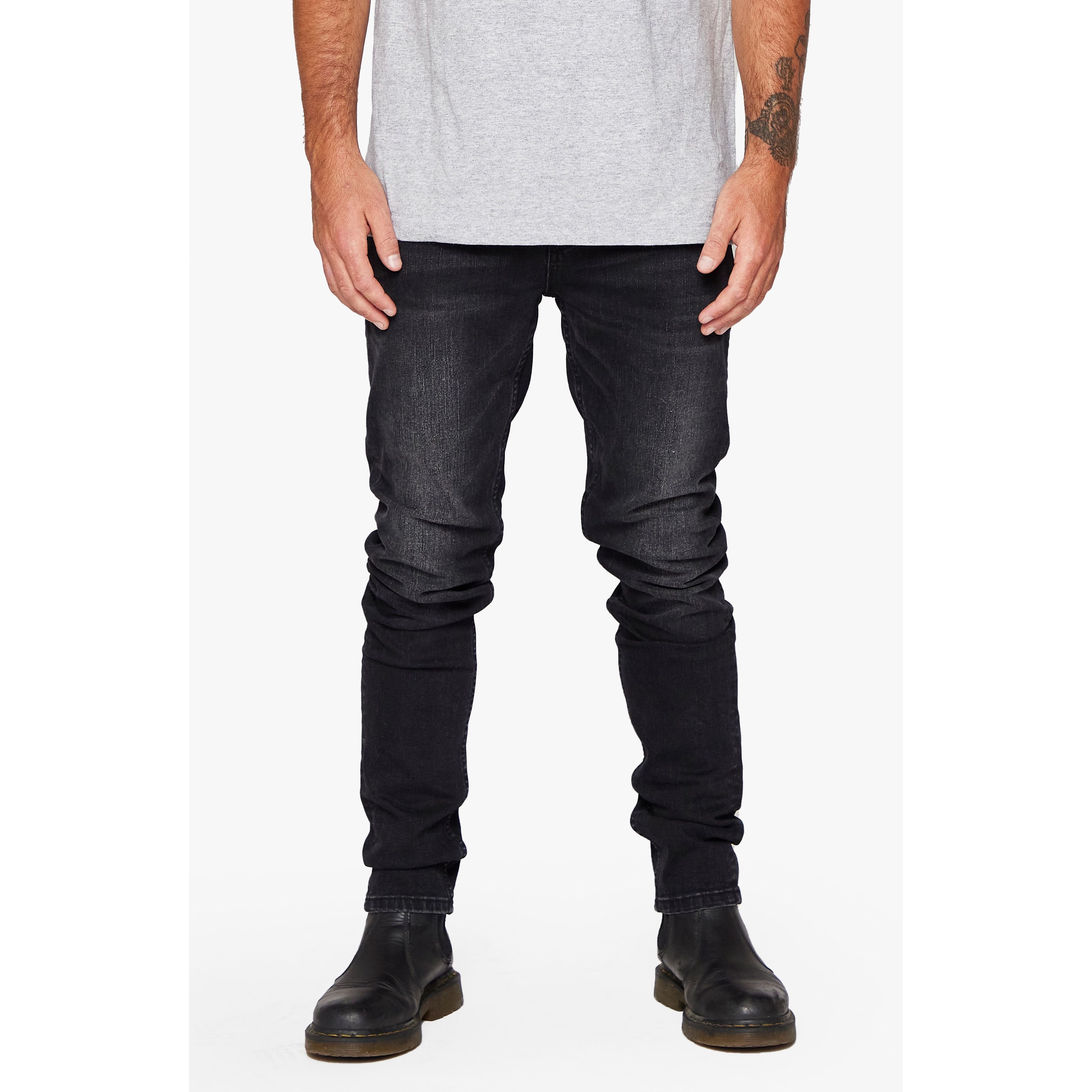 ANM001SK ANOM SKINNY FIT "ALPHA"-DK. GREY