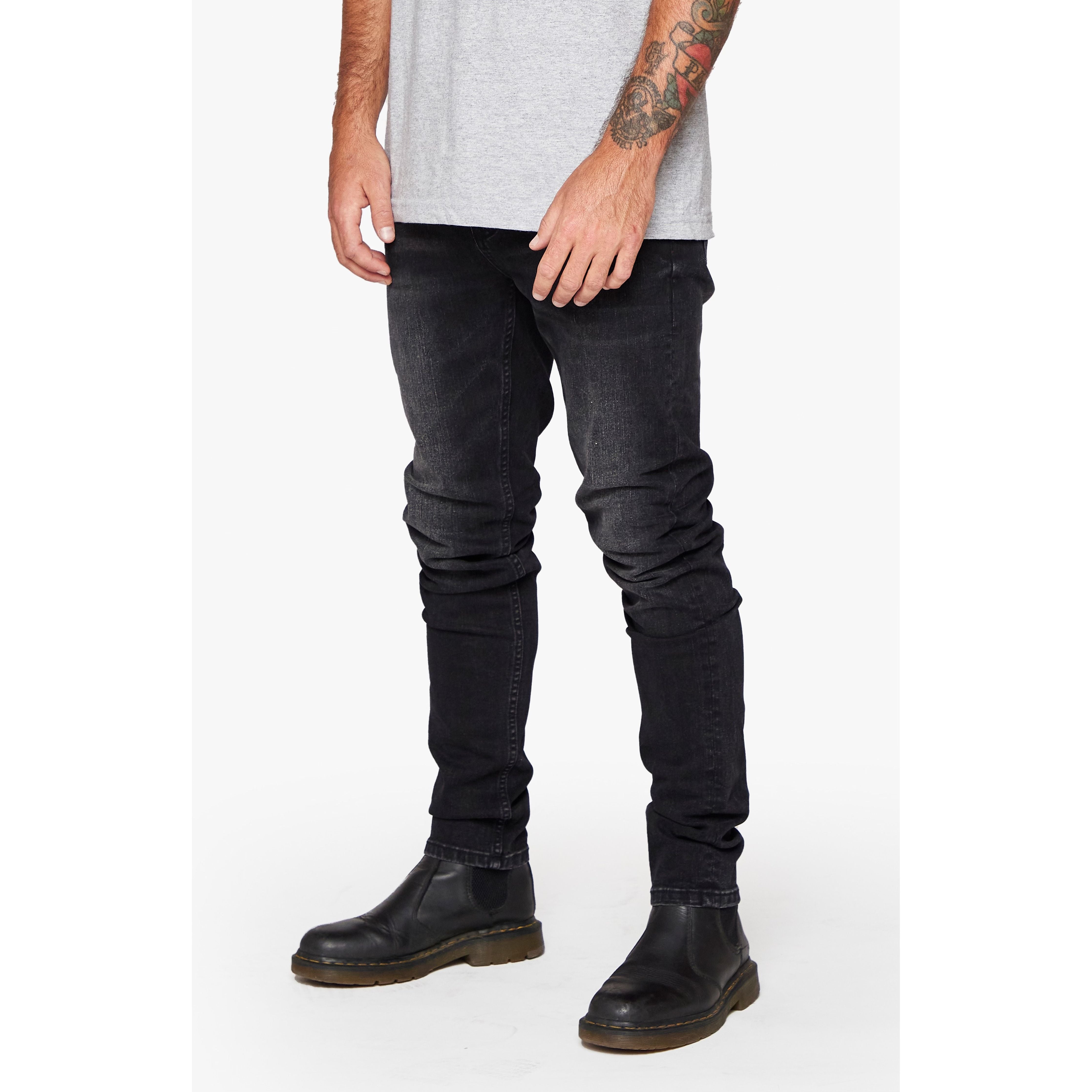 ANM001SK ANOM SKINNY FIT "ALPHA"-DK. GREY