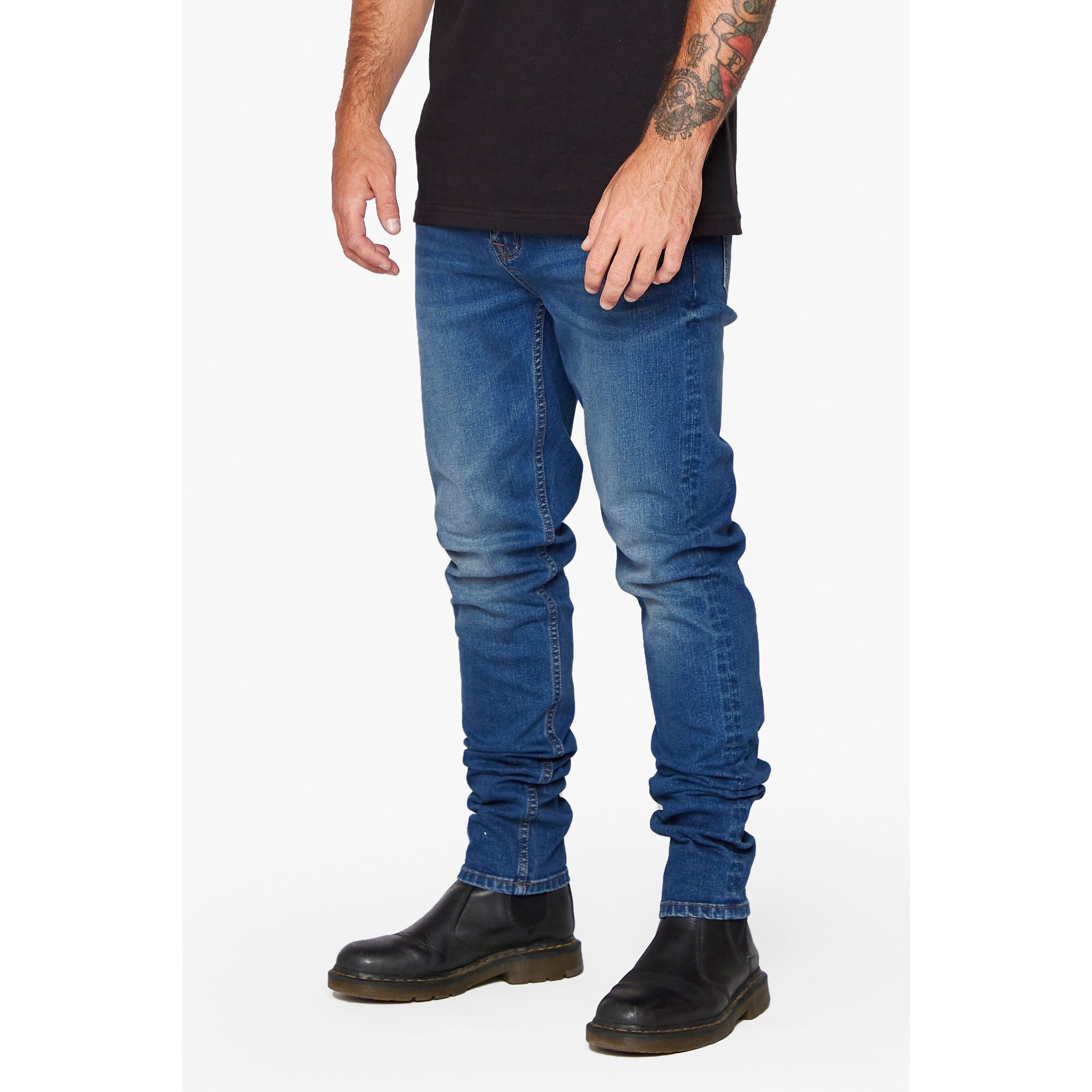 ANM001SK ANOM SKINNY FIT "ALPHA"-MD. BLUE