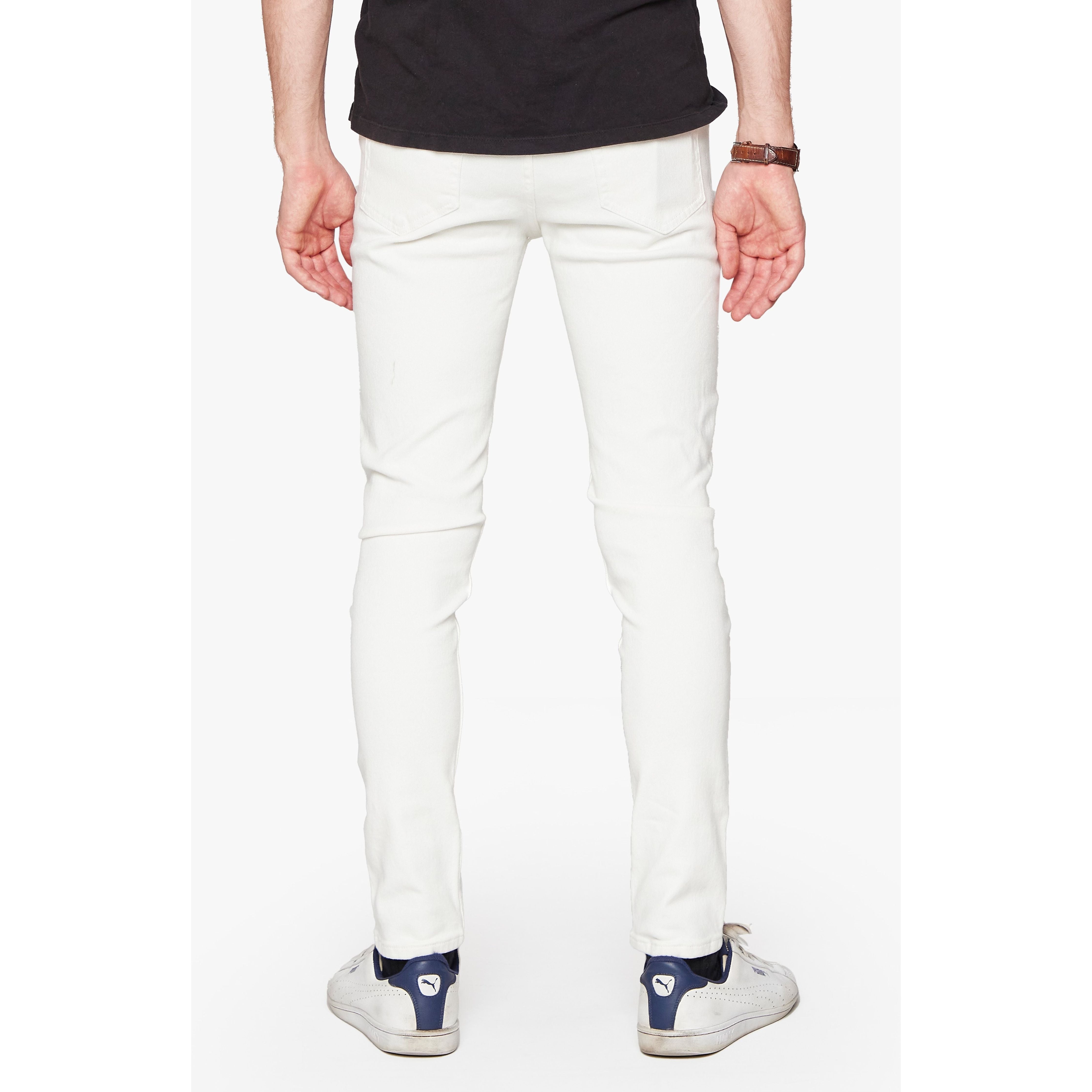 ANM001SK ANOM SKINNY FIT "ALPHA"-WHITE