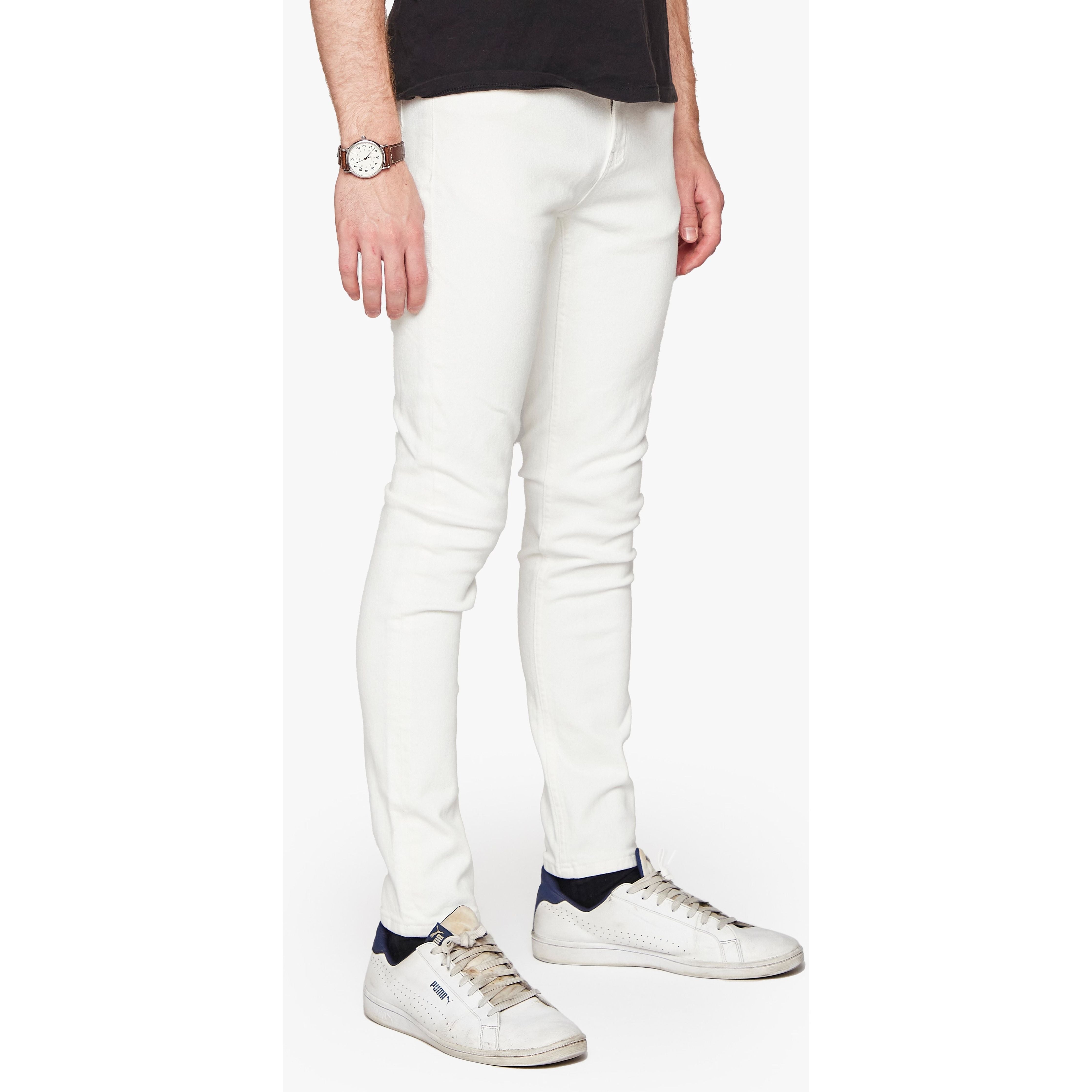 ANM001SK ANOM SKINNY FIT "ALPHA"-WHITE