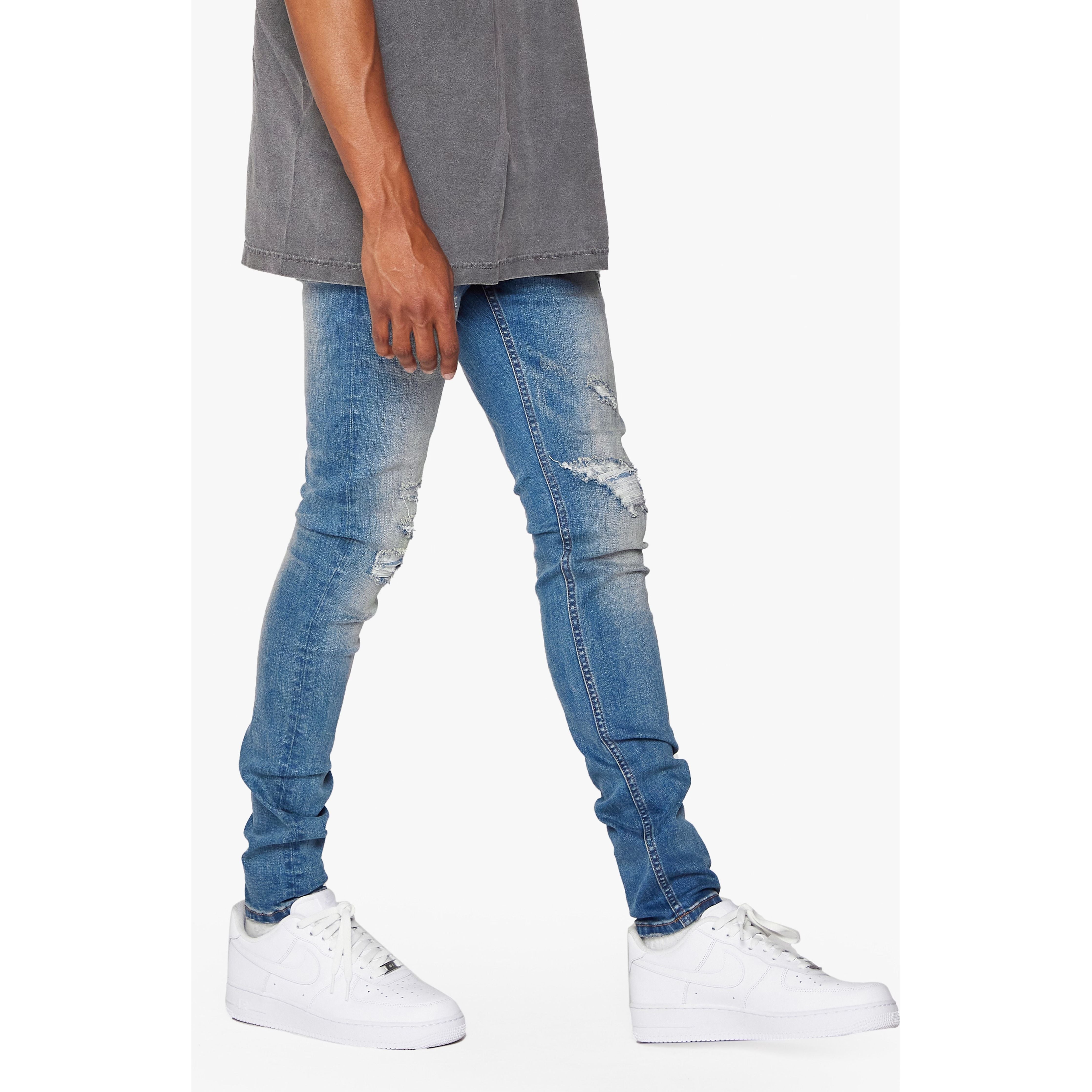 ANOM SKINNY FIT "DELTA"-VNTG BLUE