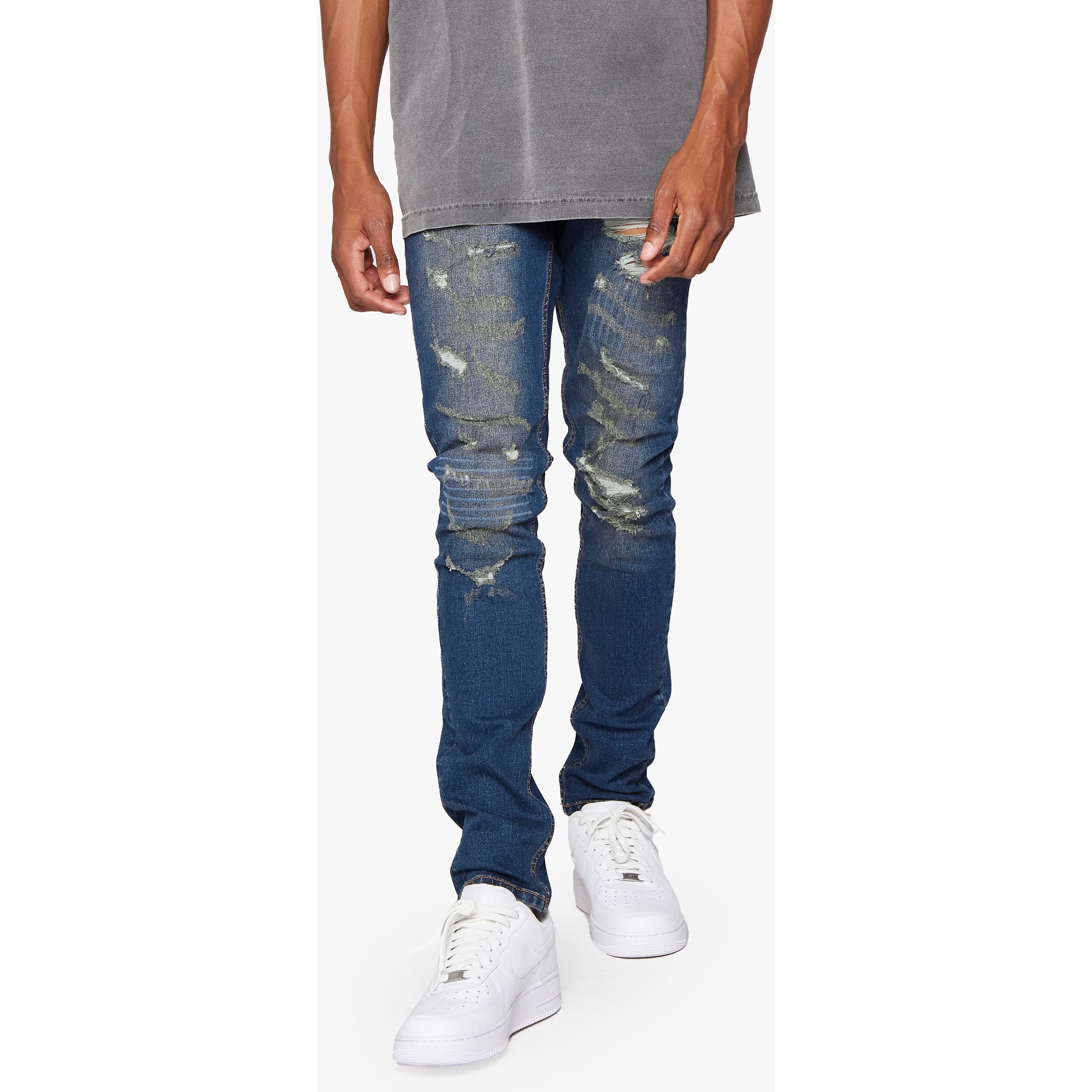 ANOM SKINNY FIT "COSMIC"-DIRTY BLUE