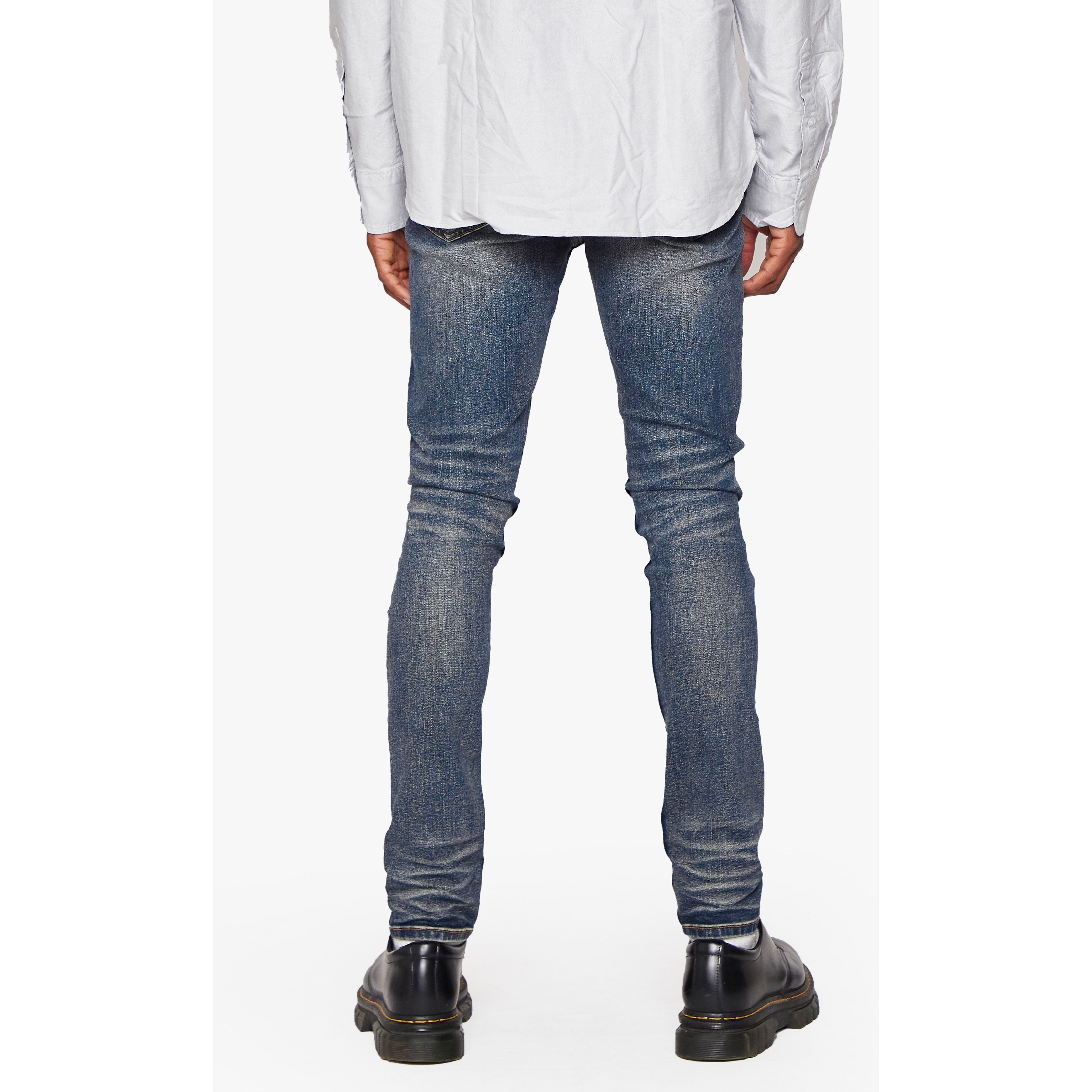 ANOM SKINNY FIT "FUTURE"-VNTG BLUE