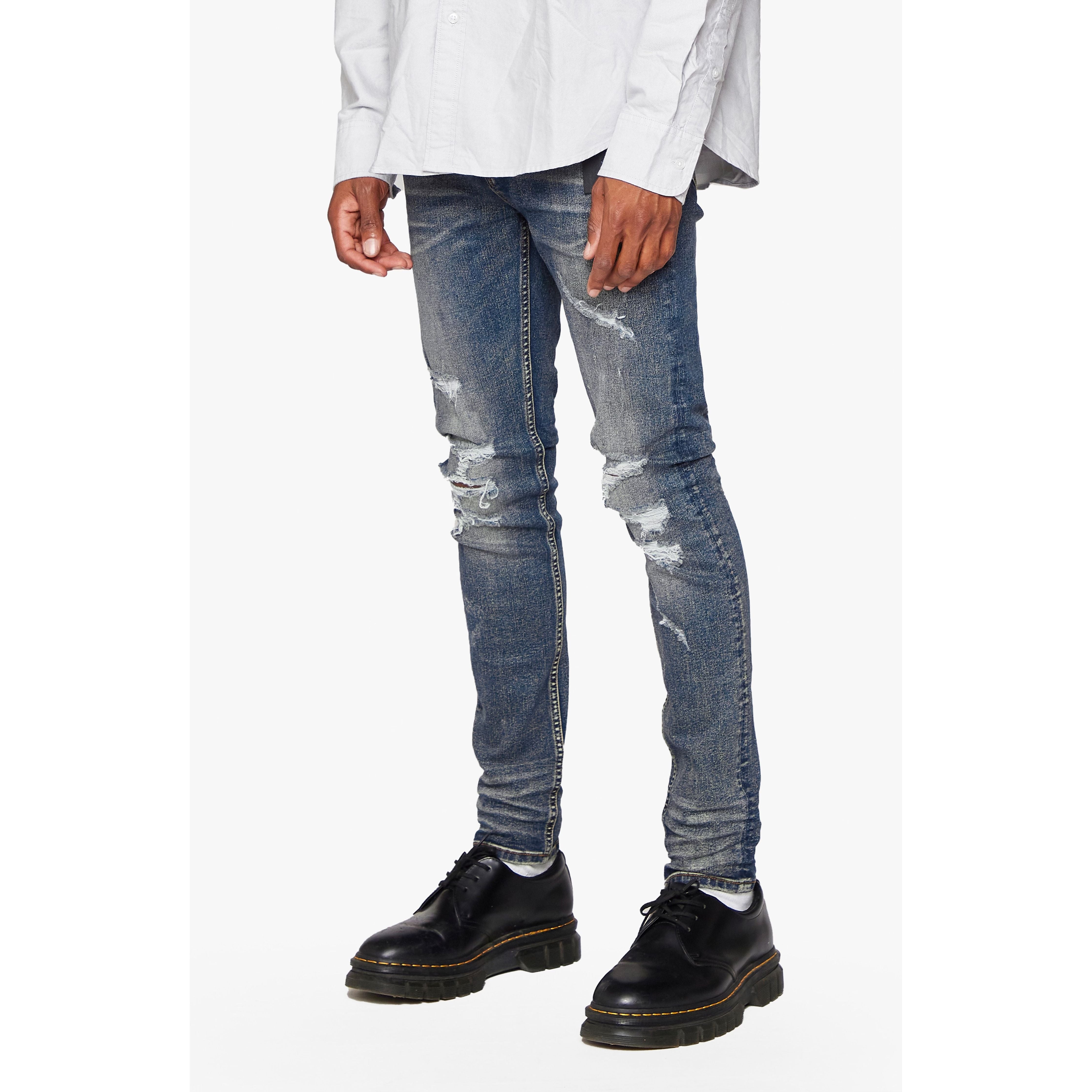 ANOM SKINNY FIT "FUTURE"-VNTG BLUE