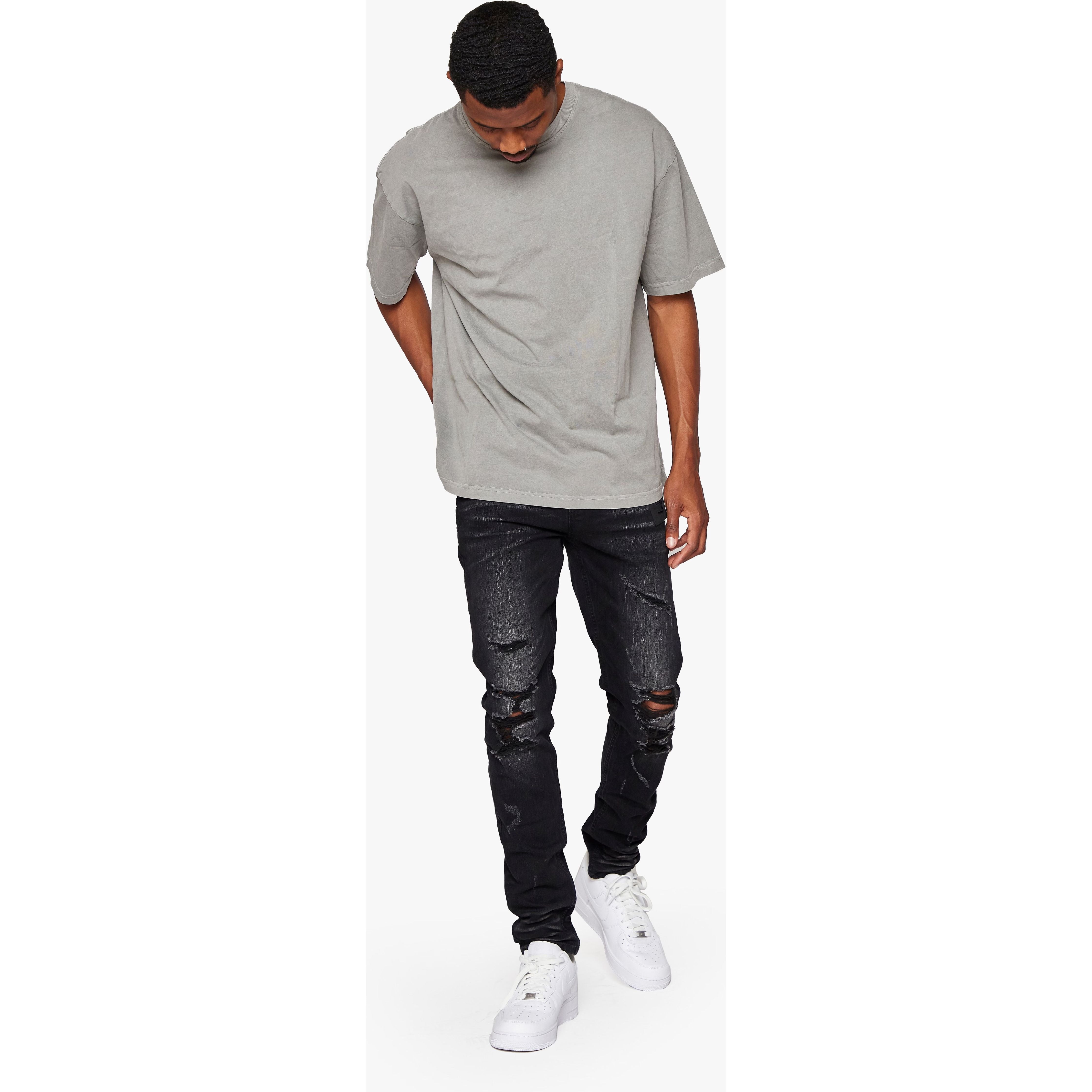 ANOM SKINNY FIT "FUTURE"- GREY WASH