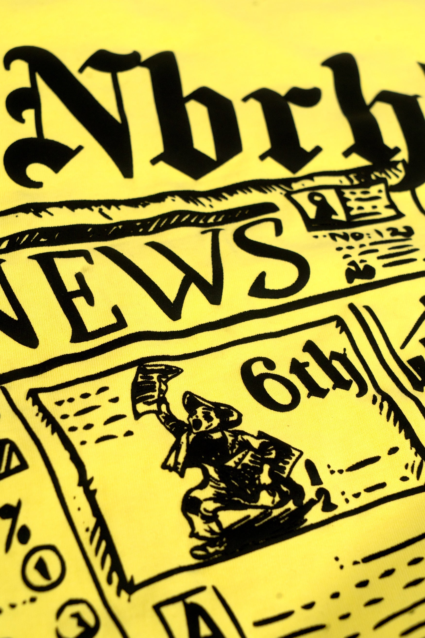 6Th Nbrhd Times Men's T-Shirt - Yellow