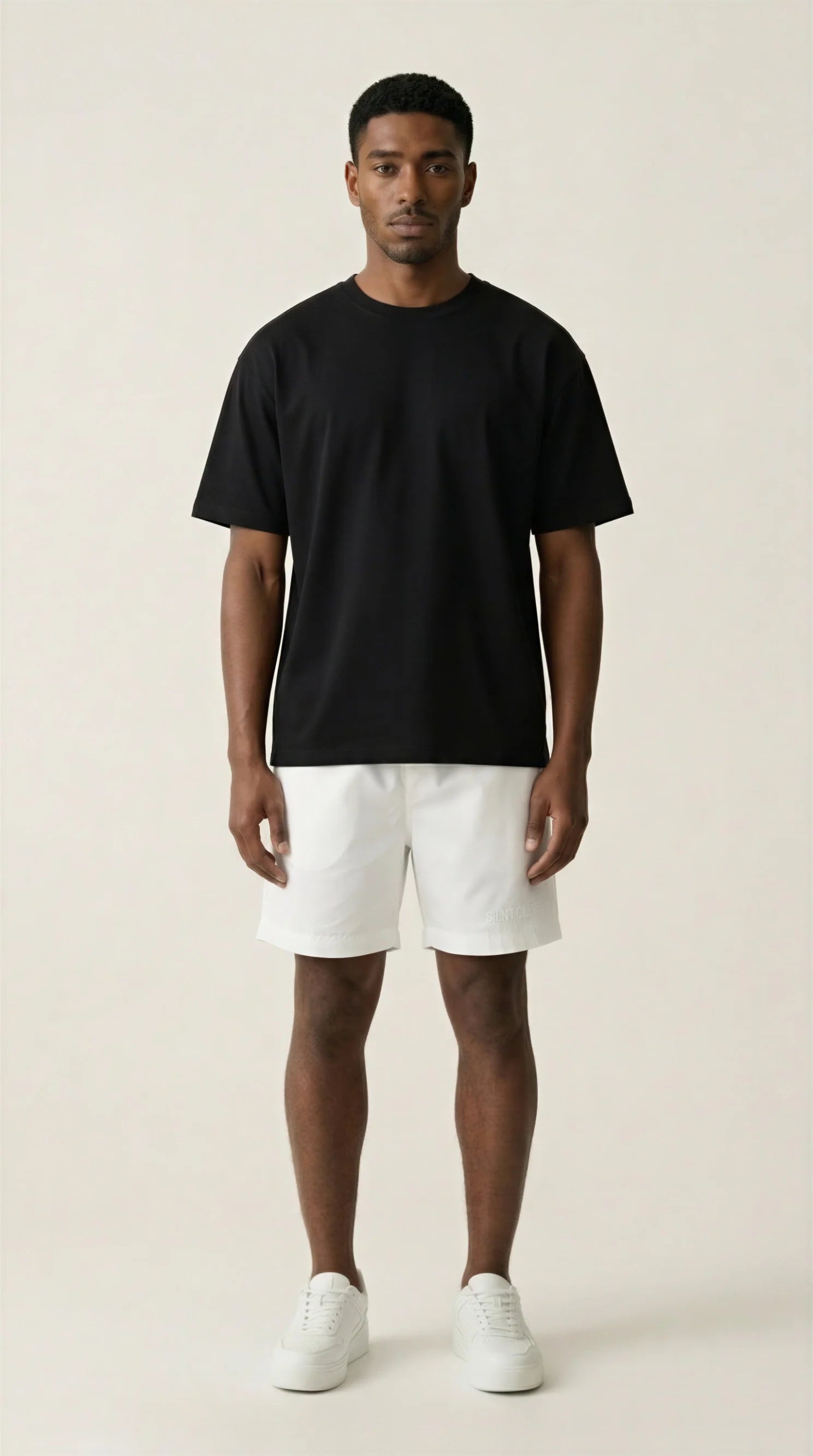 Silnt Chptrs Tonal Shorts - Embroidered