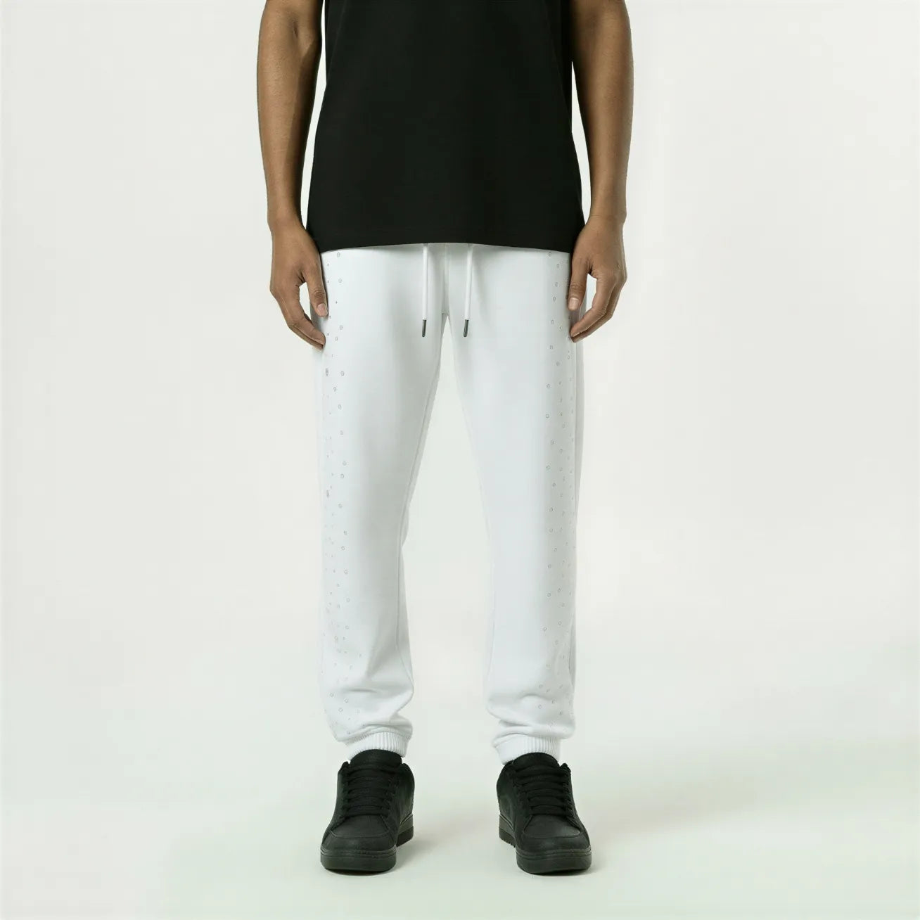 Red Poppy Sweatpants - Gray