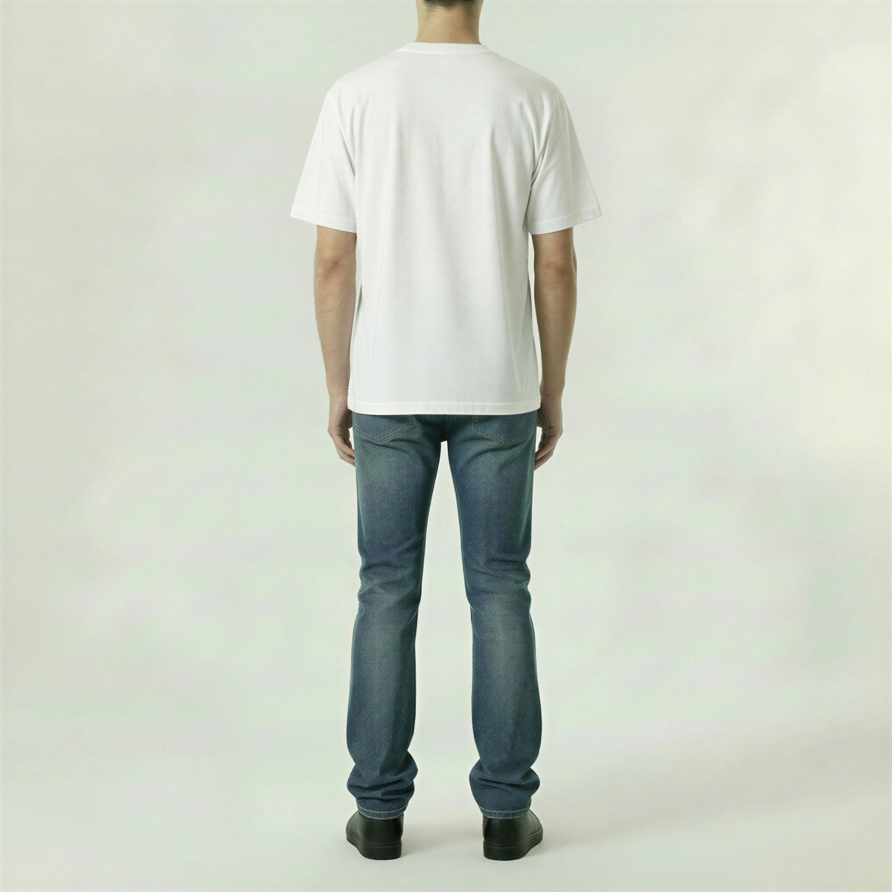 Red Poppy Comfort Fit T-Shirt - White