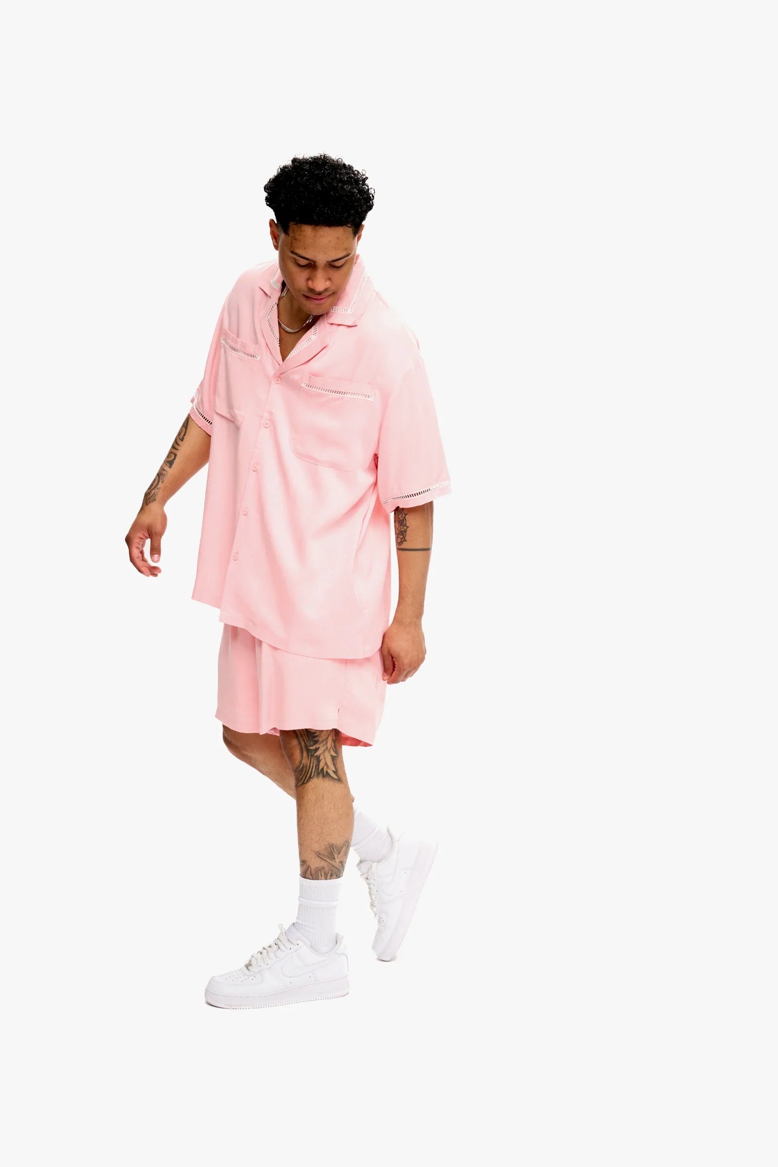 Silnt Chptrs Embroidered Shirt - Boxy Fit