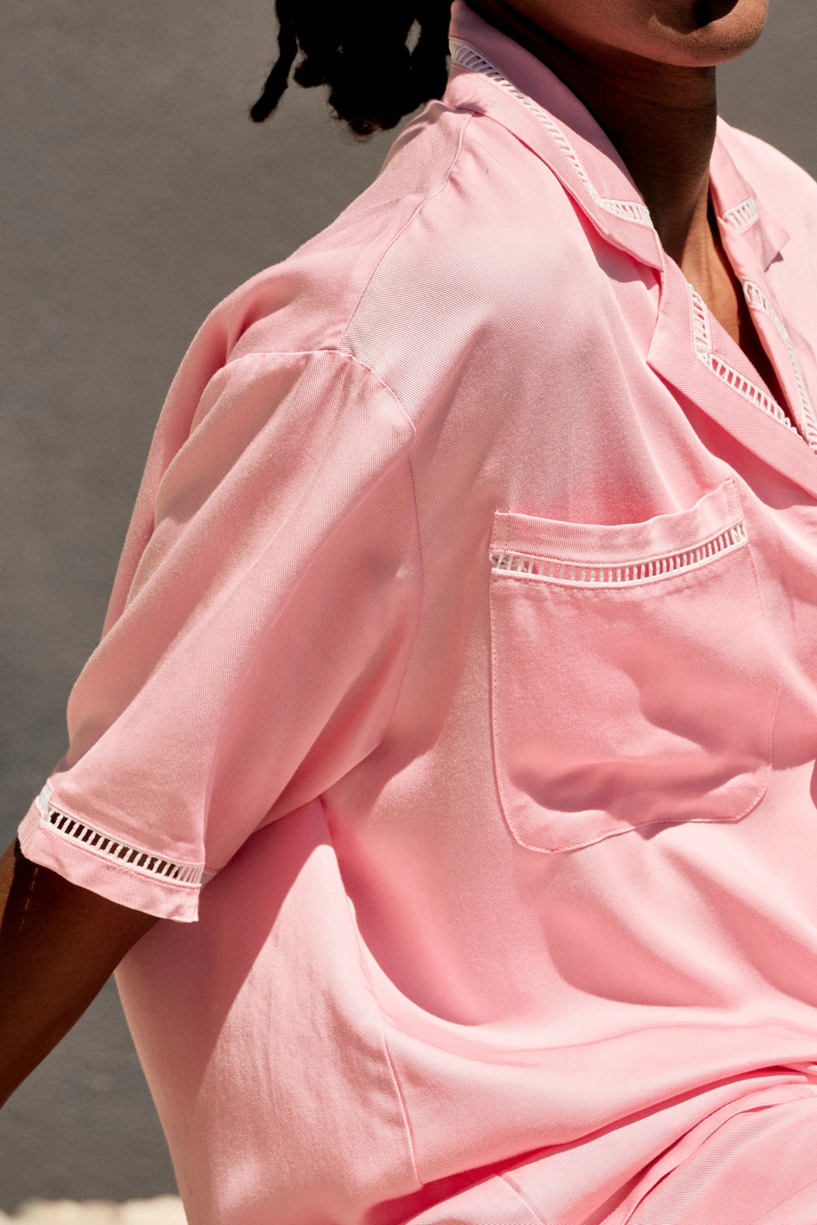 Silnt Chptrs Embroidered Shirt - Boxy Fit