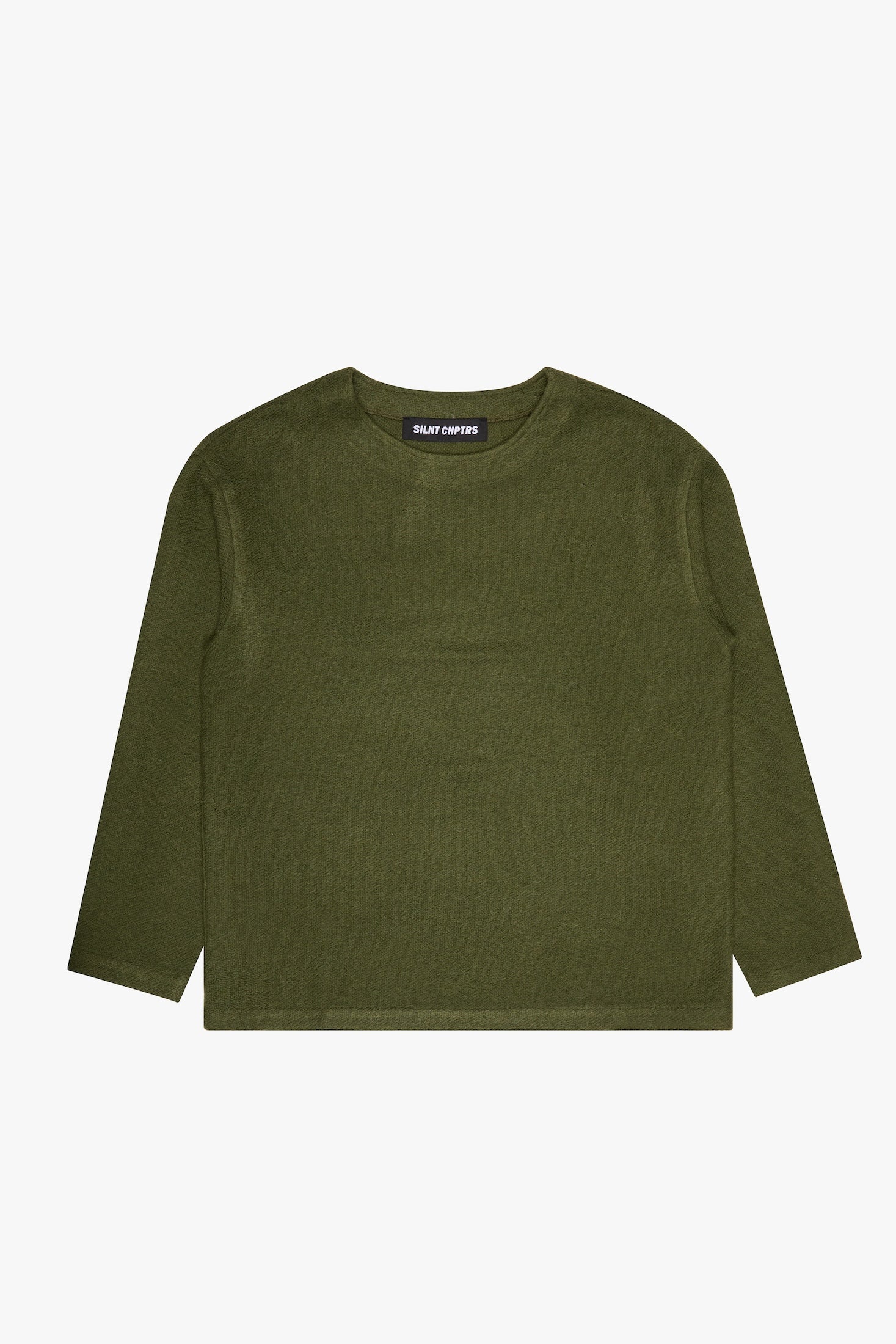 "WILDER" TAPESTRY CREWNECK GREEN