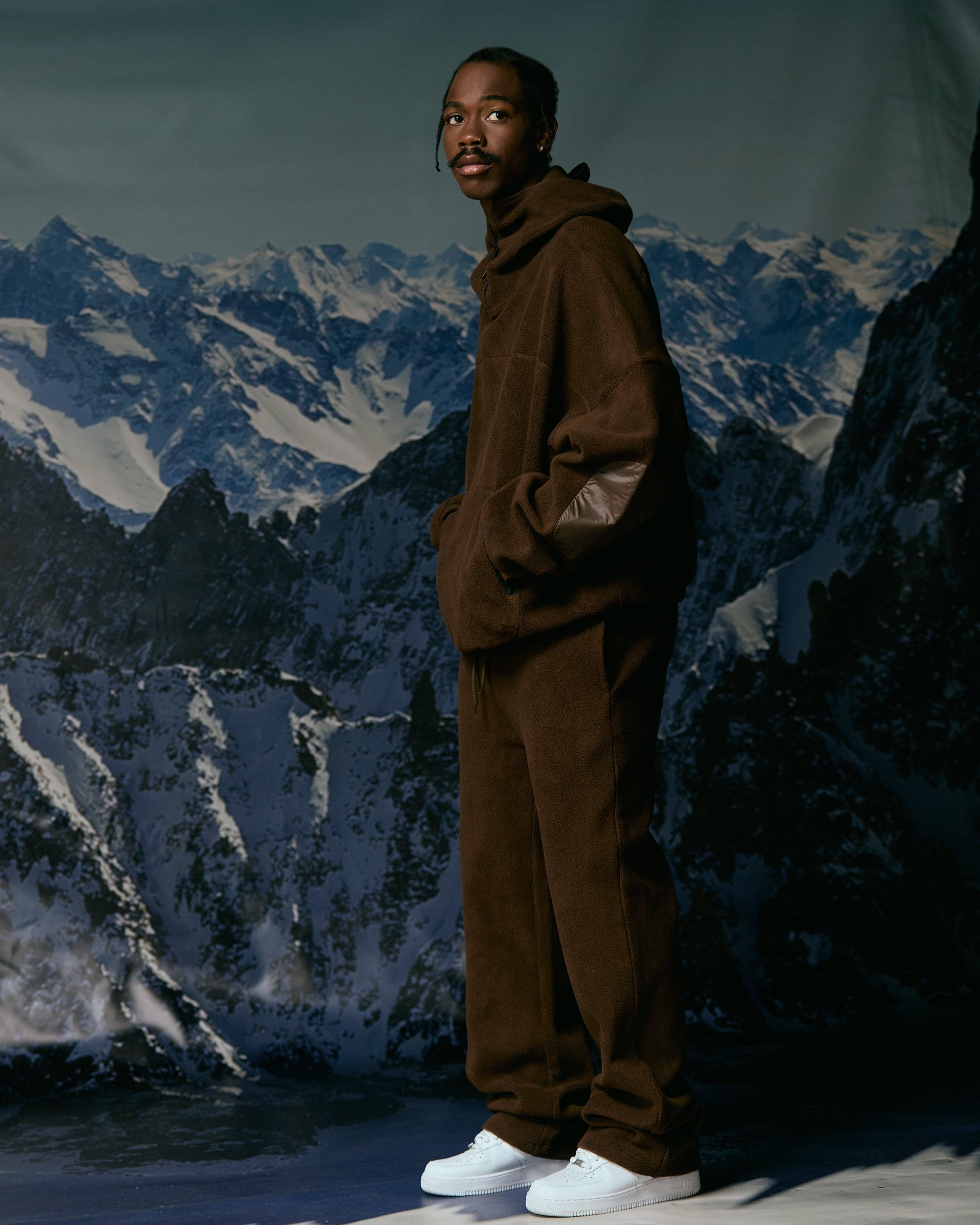 Silnt Chptrs Patch Sweatpants - Sherpa