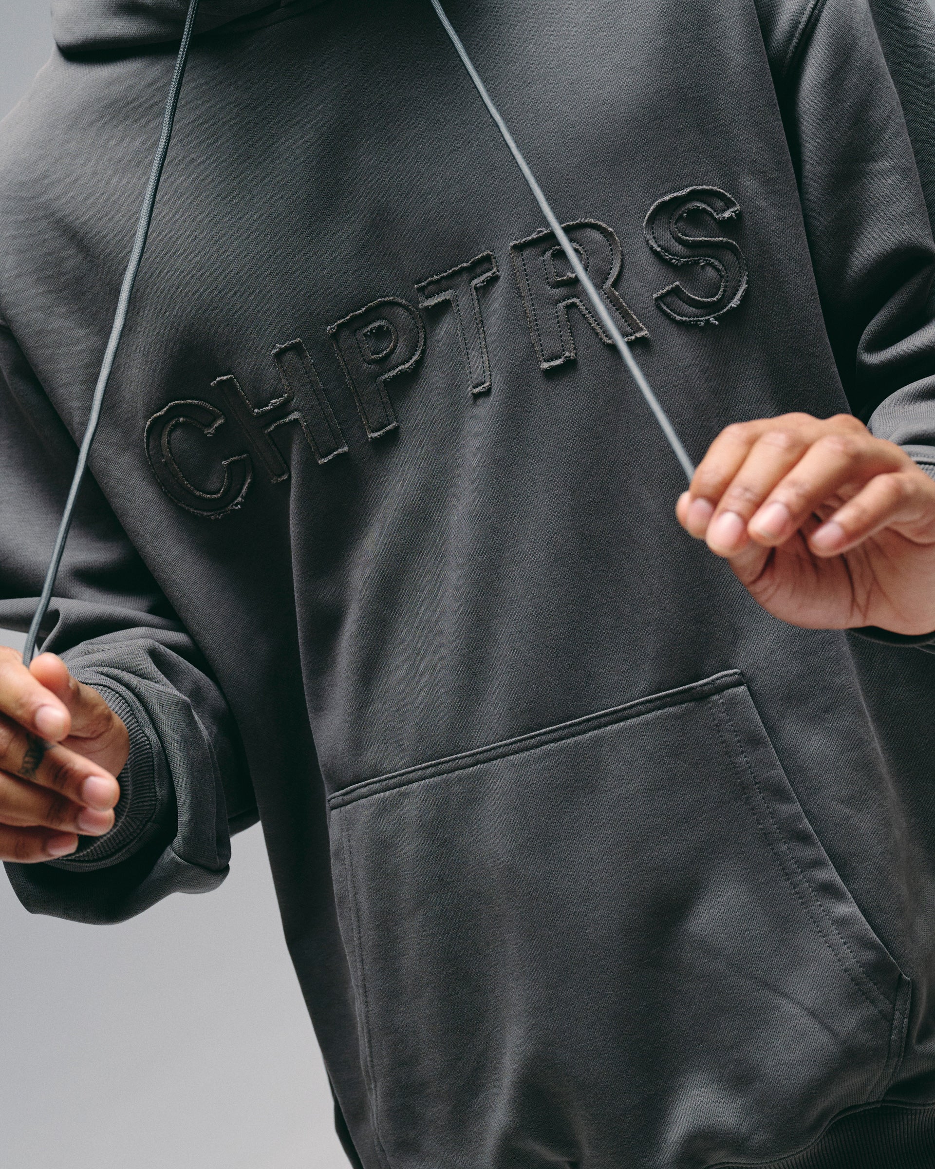 Silnt Chptrs "Grit" Hoodie - Gray