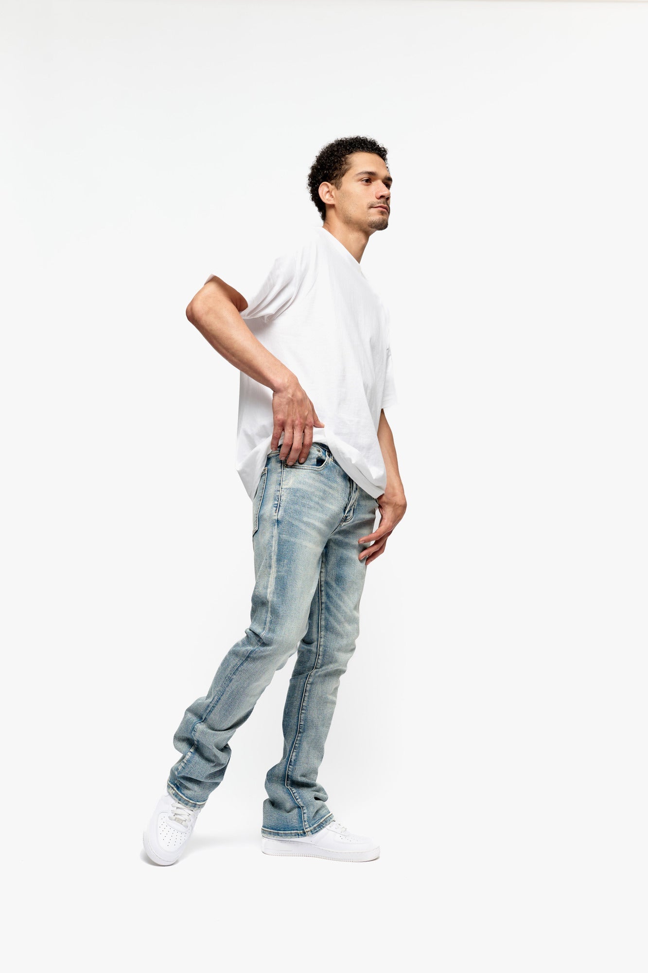 Silnt Chptrs Stacked Jeans - Stacked