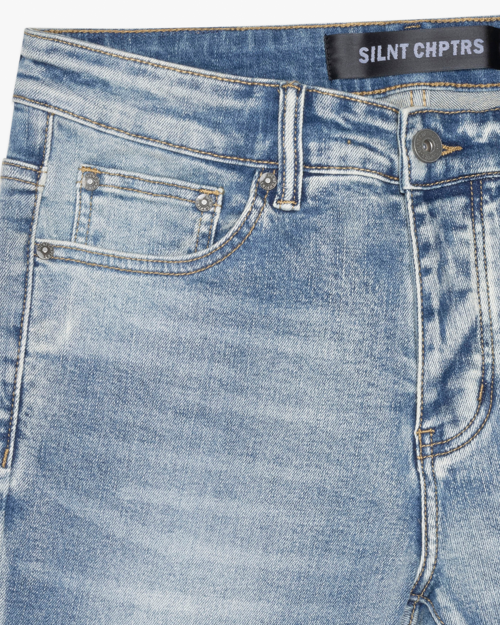 Silnt Chptrs Stacked Jeans - Stacked