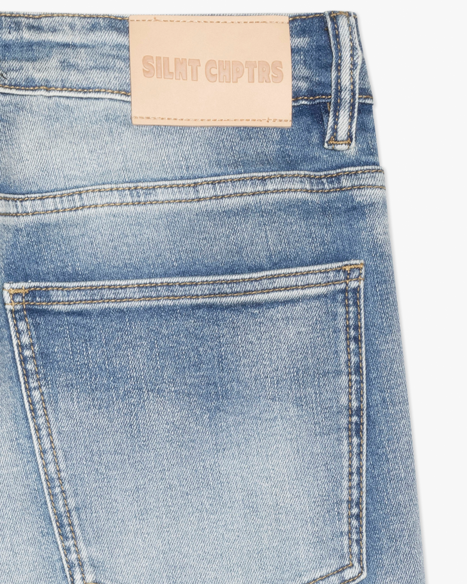 Silnt Chptrs Stacked Jeans - Stacked