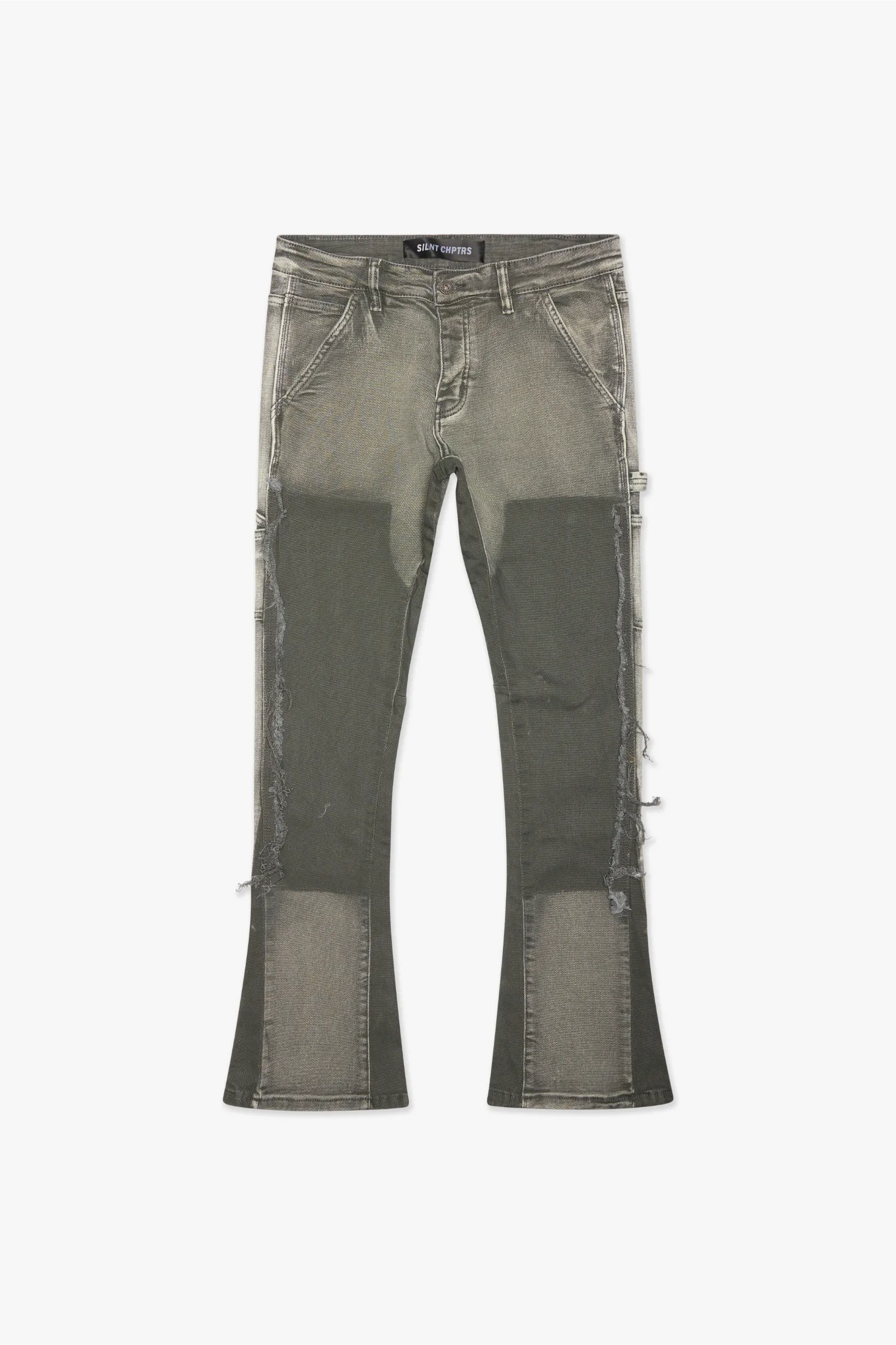 Silnt Chptrs Panel Jeans - Distressed