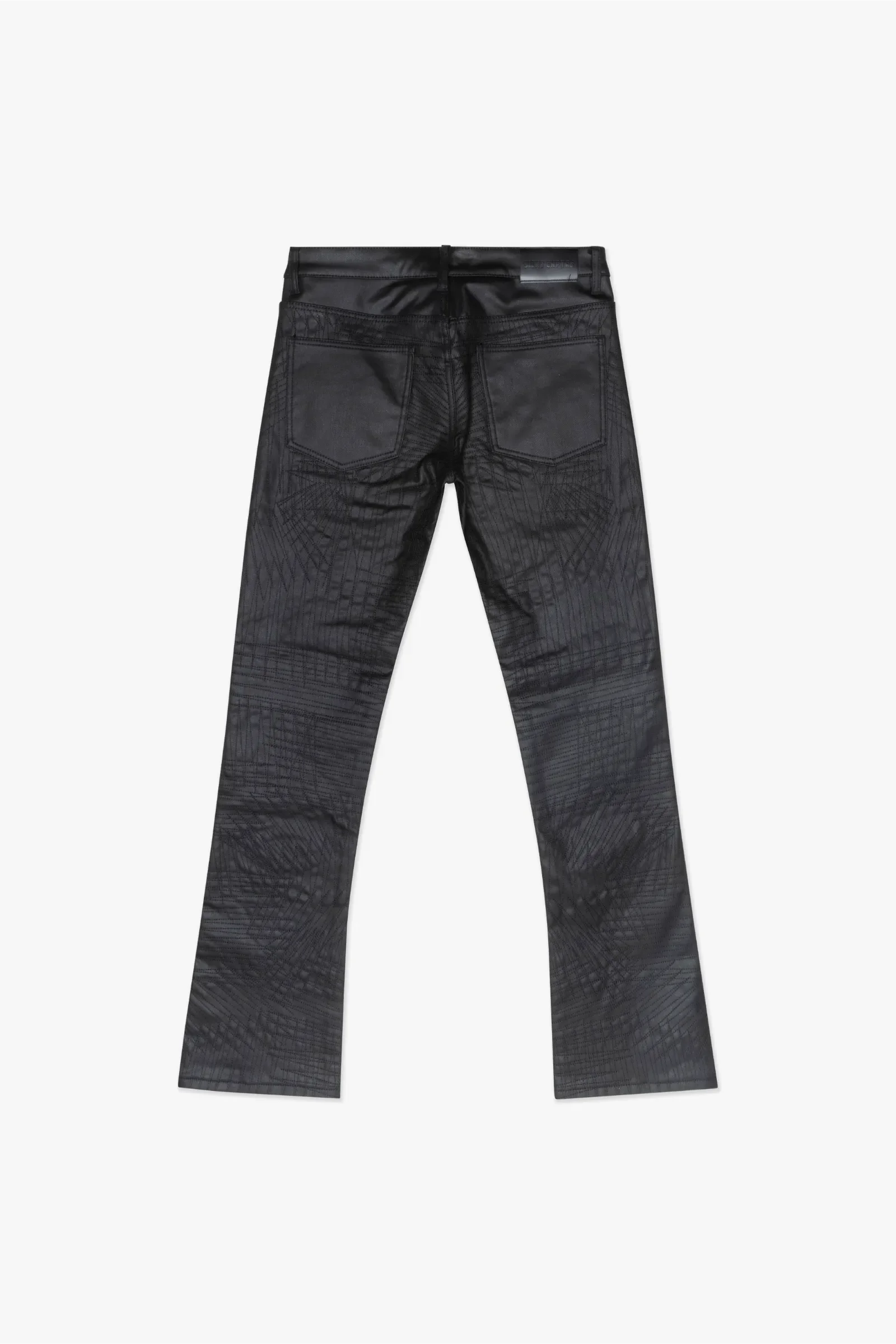 Silnt Chptrs Pharaoh Textured Jeans - Straight Leg Black