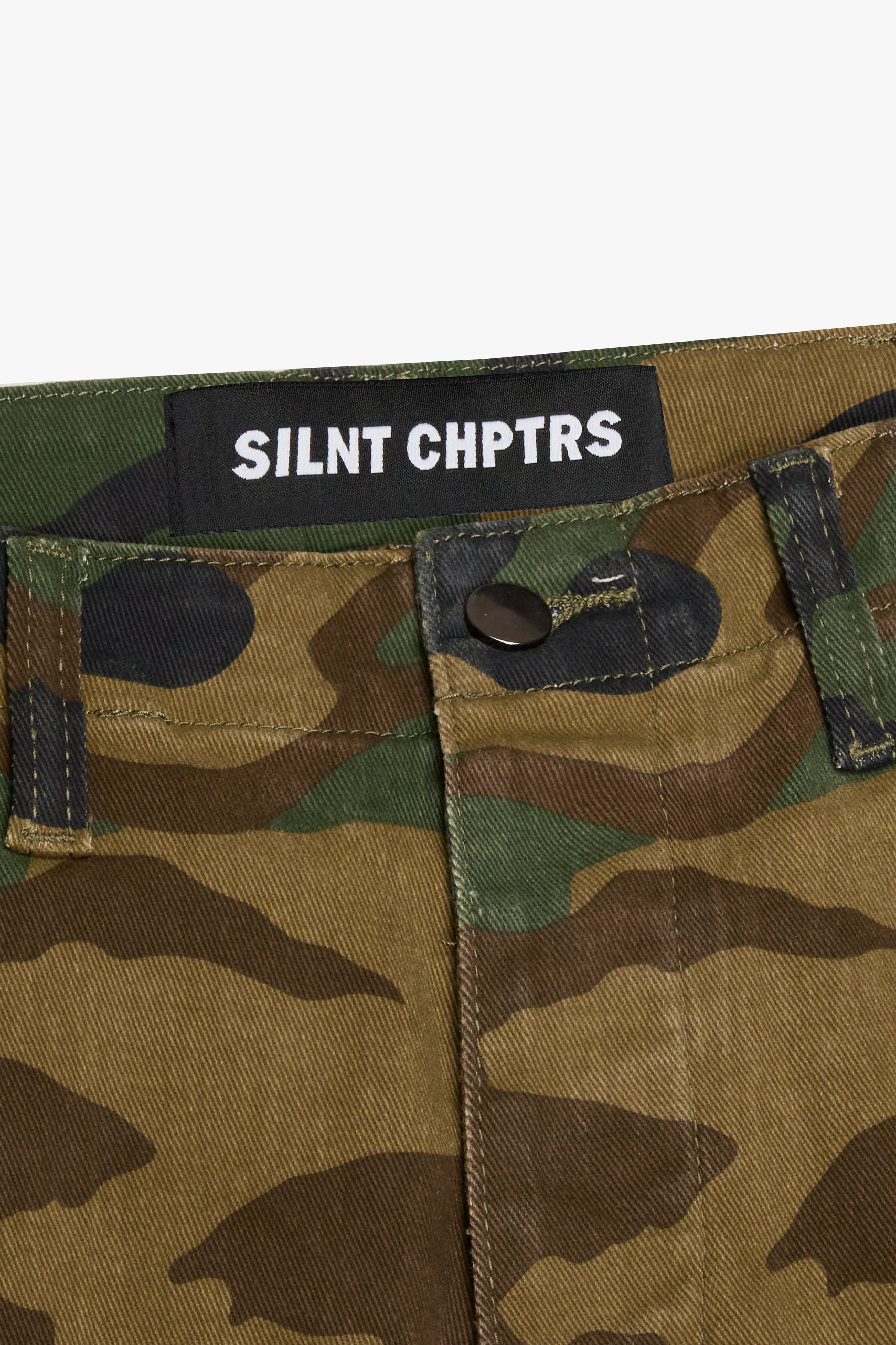 Silnt Chptrs Camo Cargo Pants - Relaxed Fit