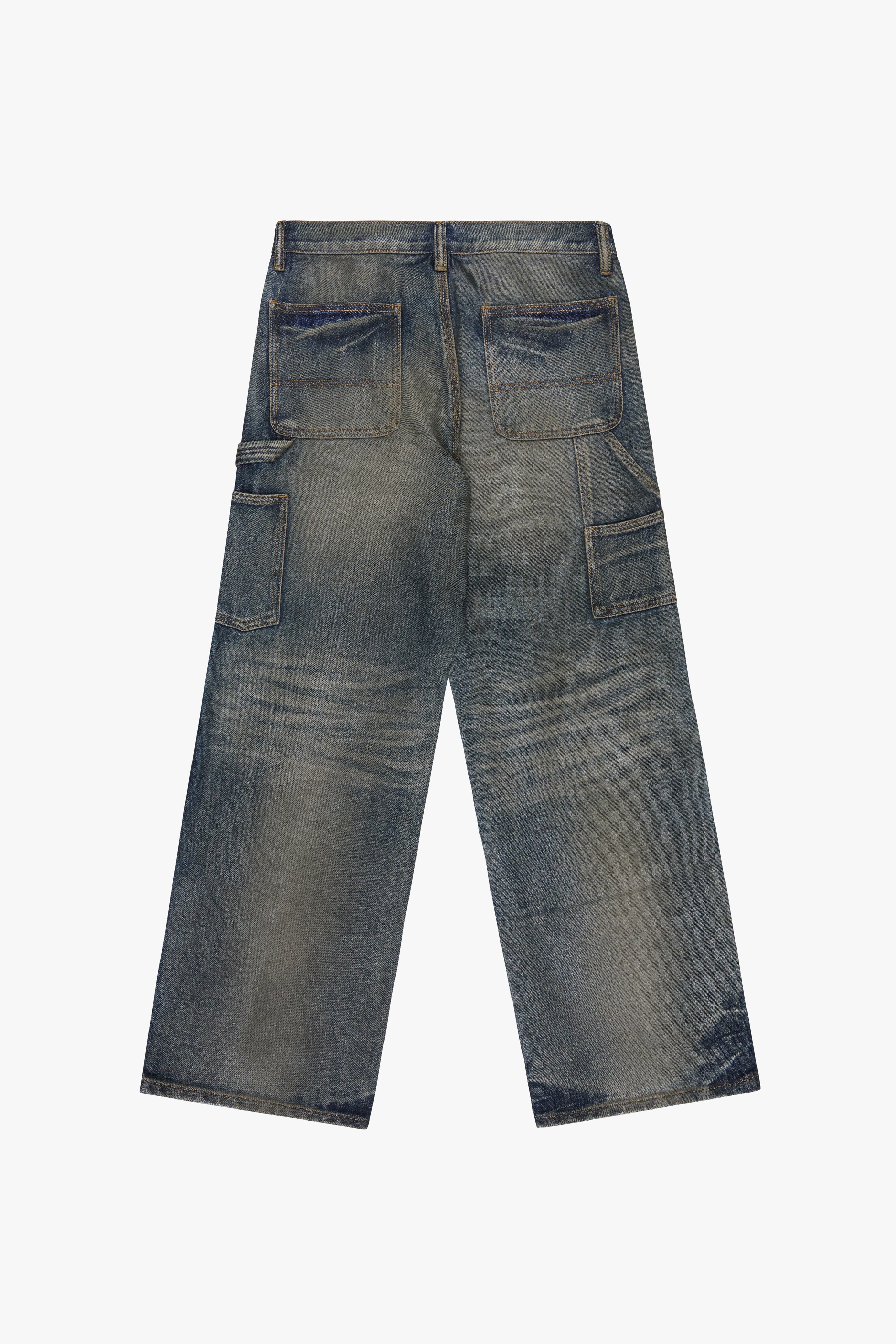 Silnt Chptrs Wise Oil Jeans - Distressed Oil Washed