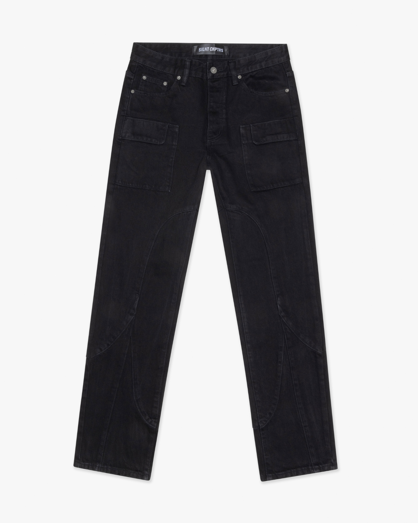 Silnt Chptrs Knee Panel Jeans - Cargo Style