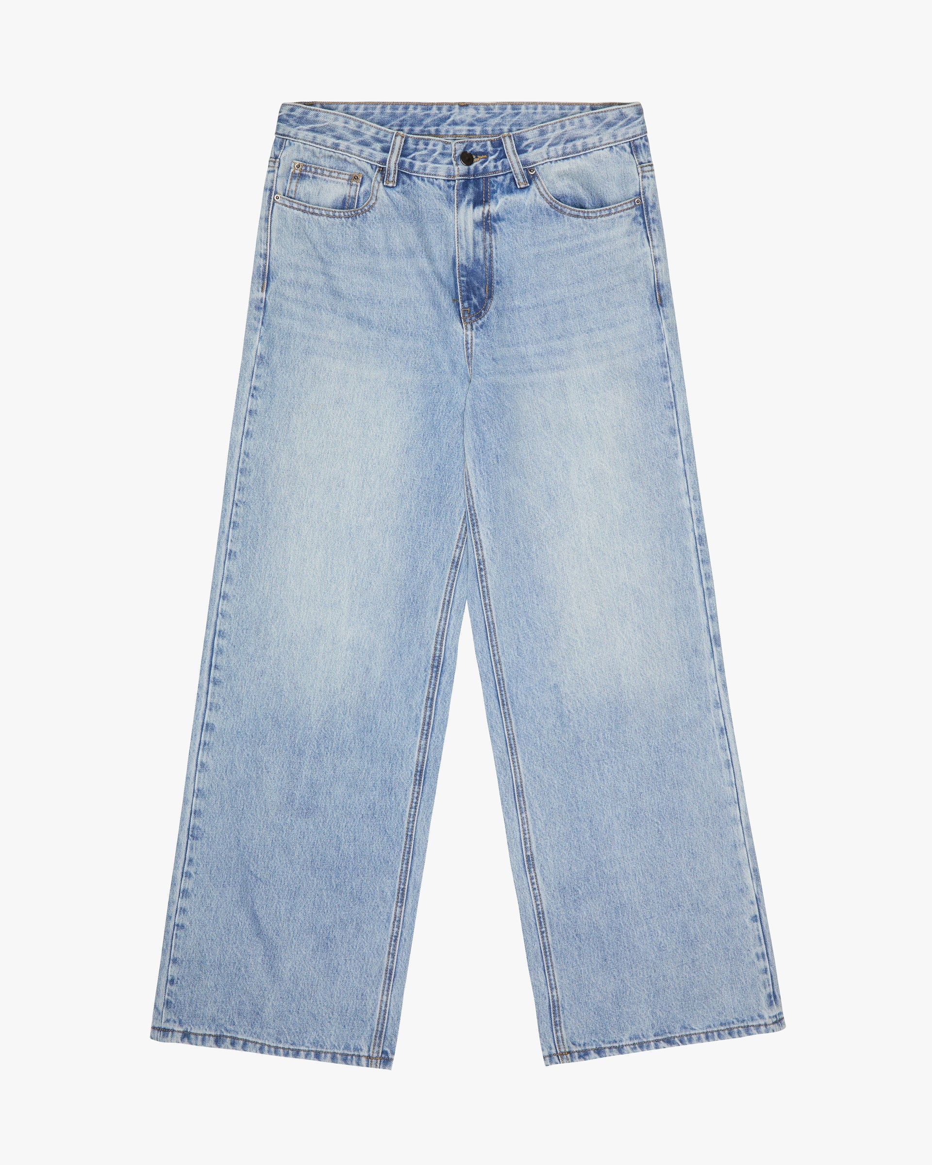 Silnt Chptrs Parachute Jeans - Baggy Fit Light Blue Wash