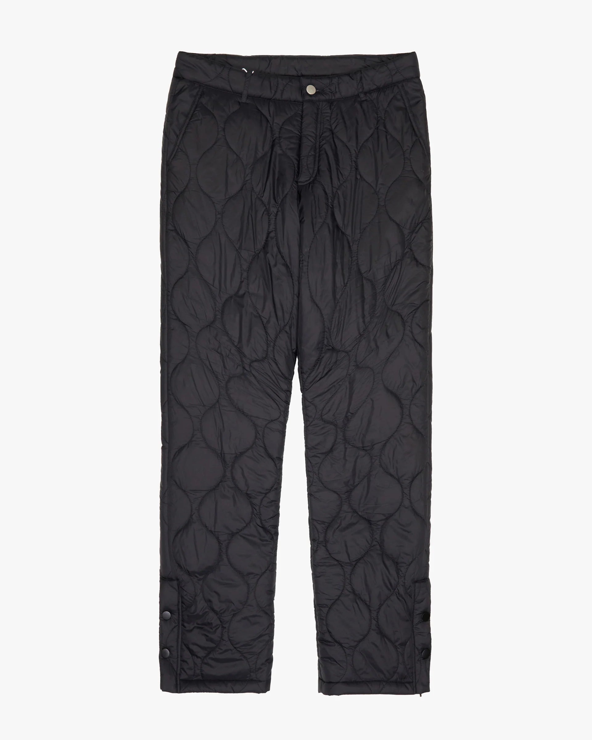 "HIVES" PUFFER PANTS BLACK